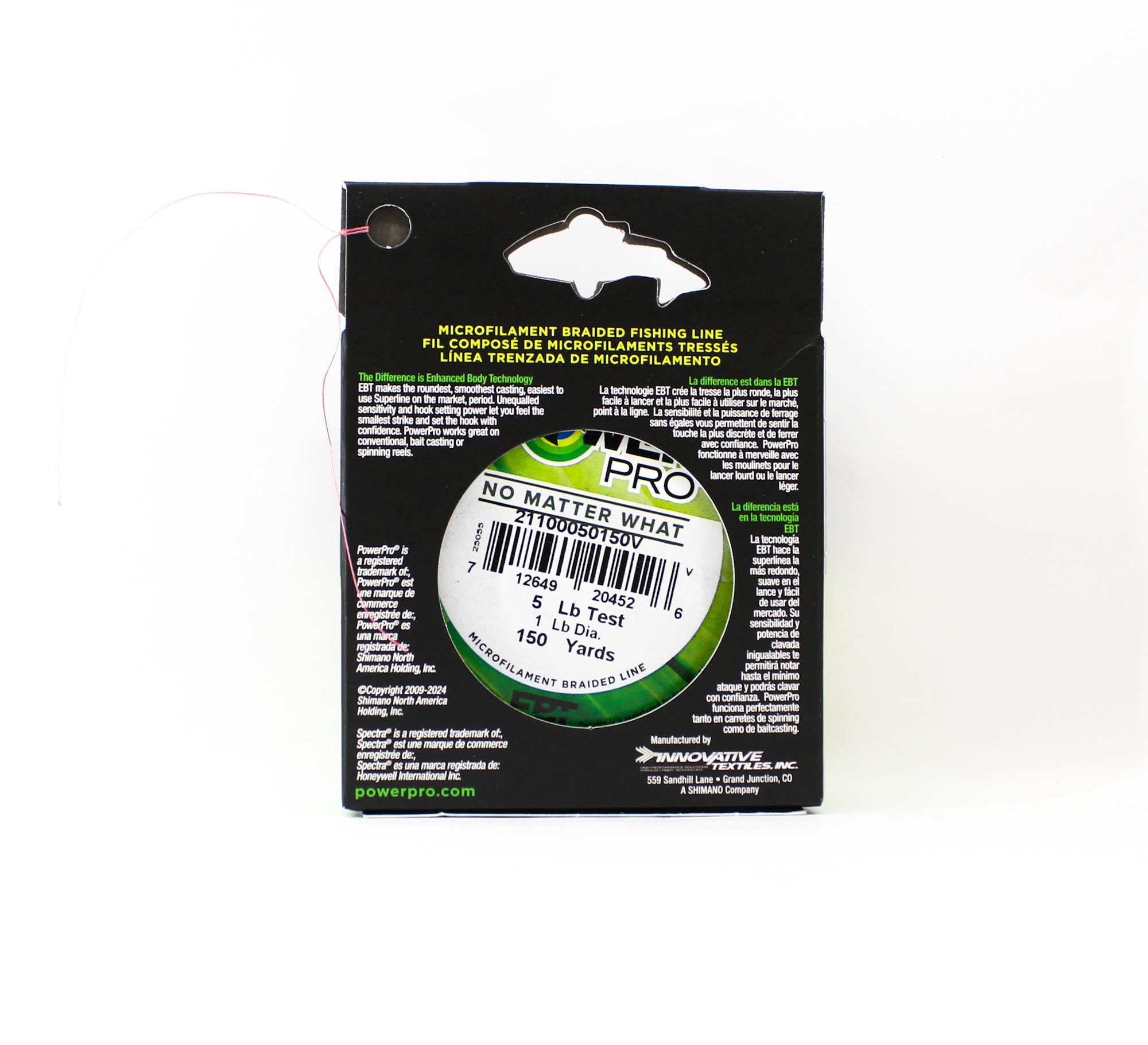 Power Pro Braided Spectra Line 5lb x 150yds Red (4526)