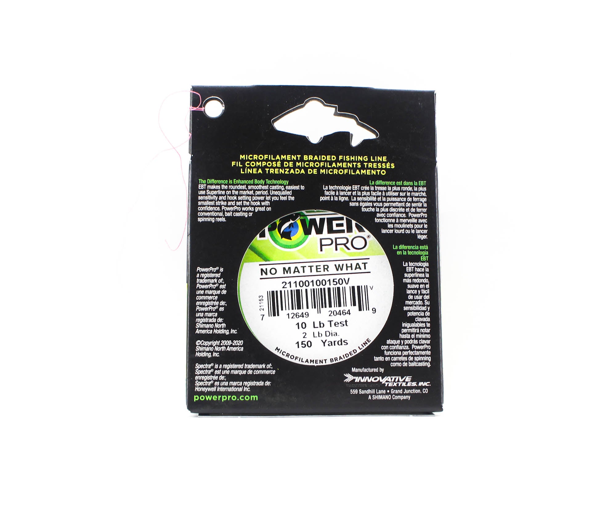 Power Pro Braided Spectra Line 10lb by 150yds Red (4649)