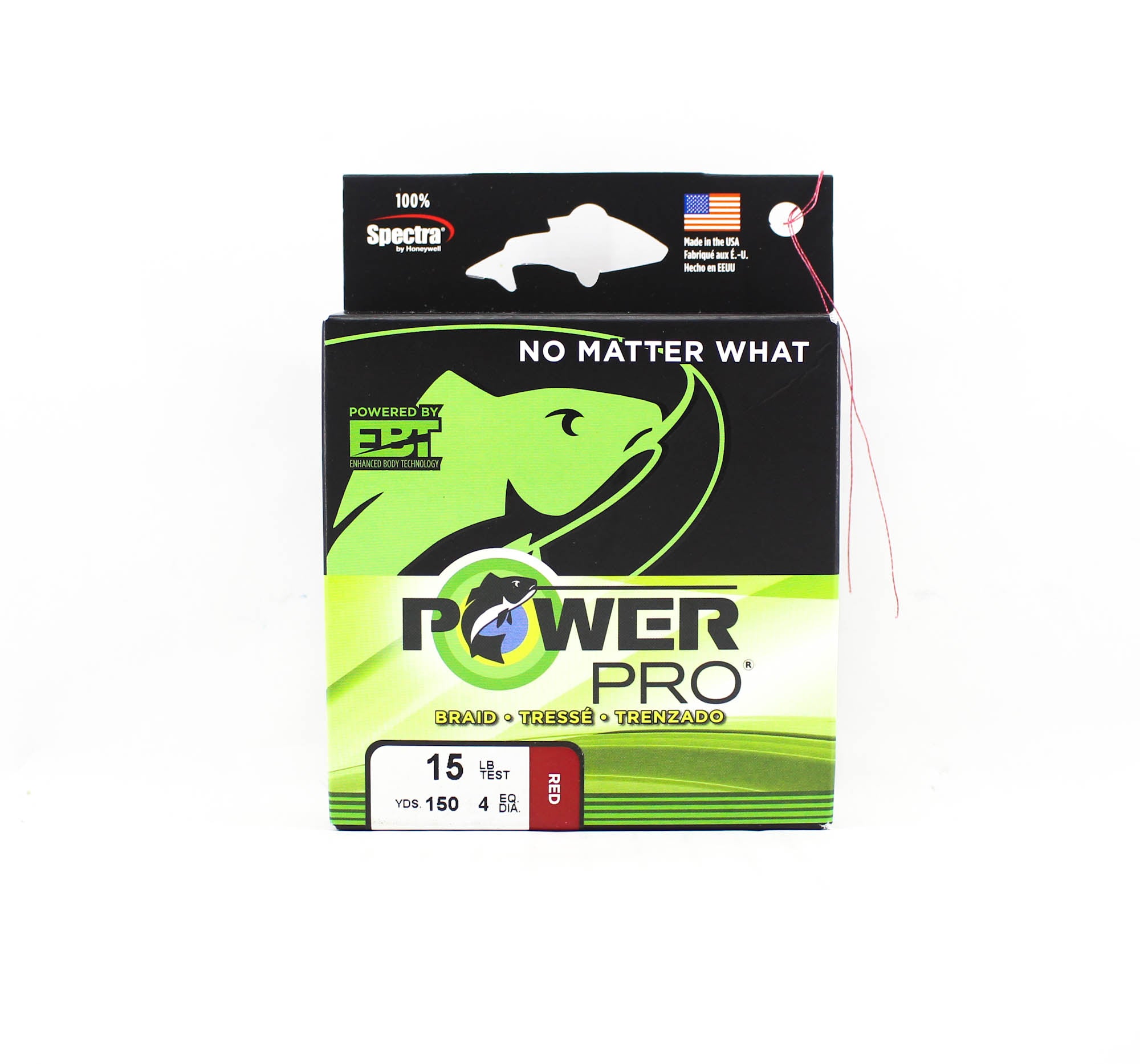 Power Pro Braided Spectra Line 15lb by 150yds Red (4700)