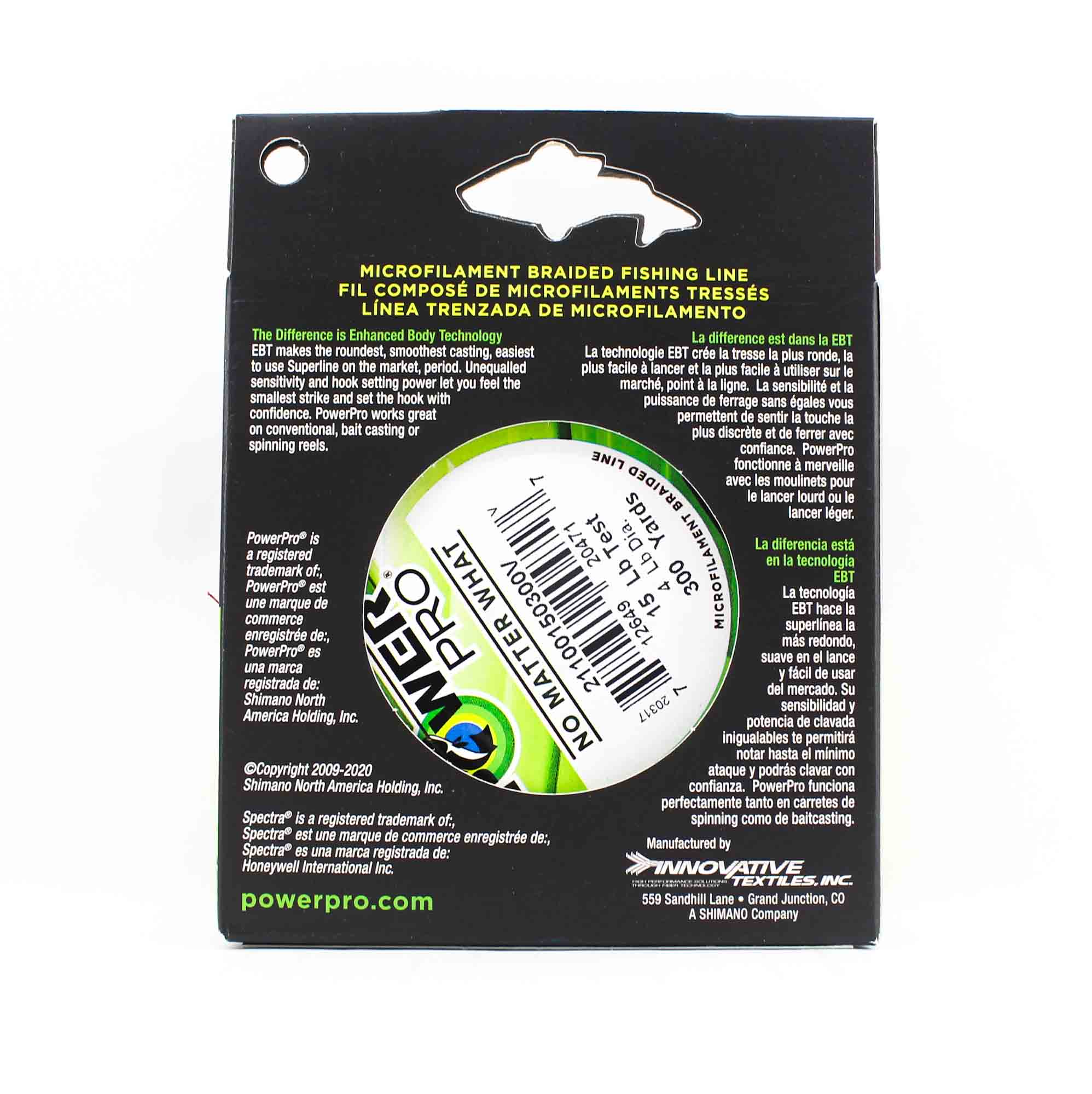 Power Pro Braided Spectra Line 15lb by 300yds Red (4717)