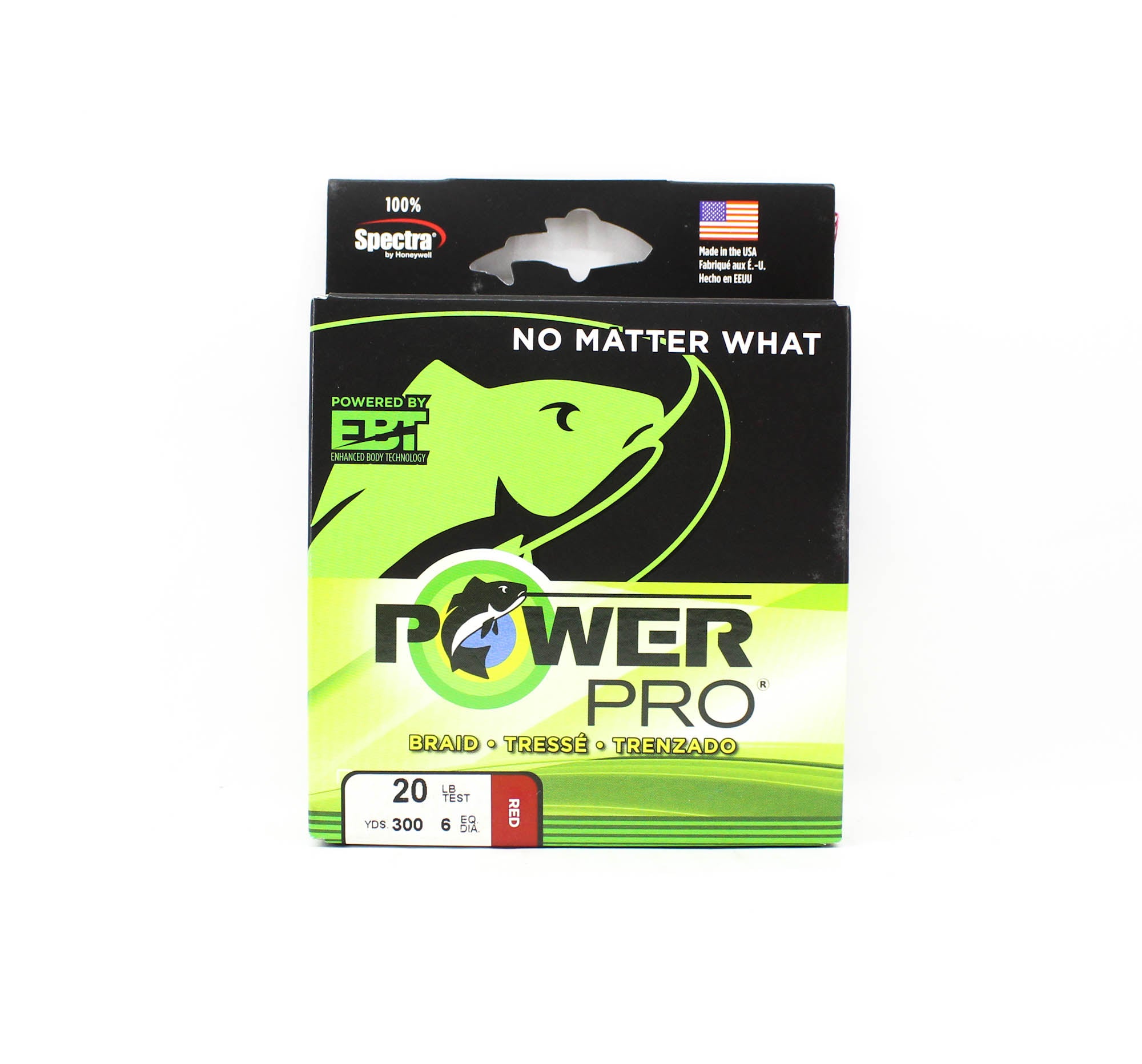 Power Pro Braided Spectra Line 20lb by 300yds Red (4779)