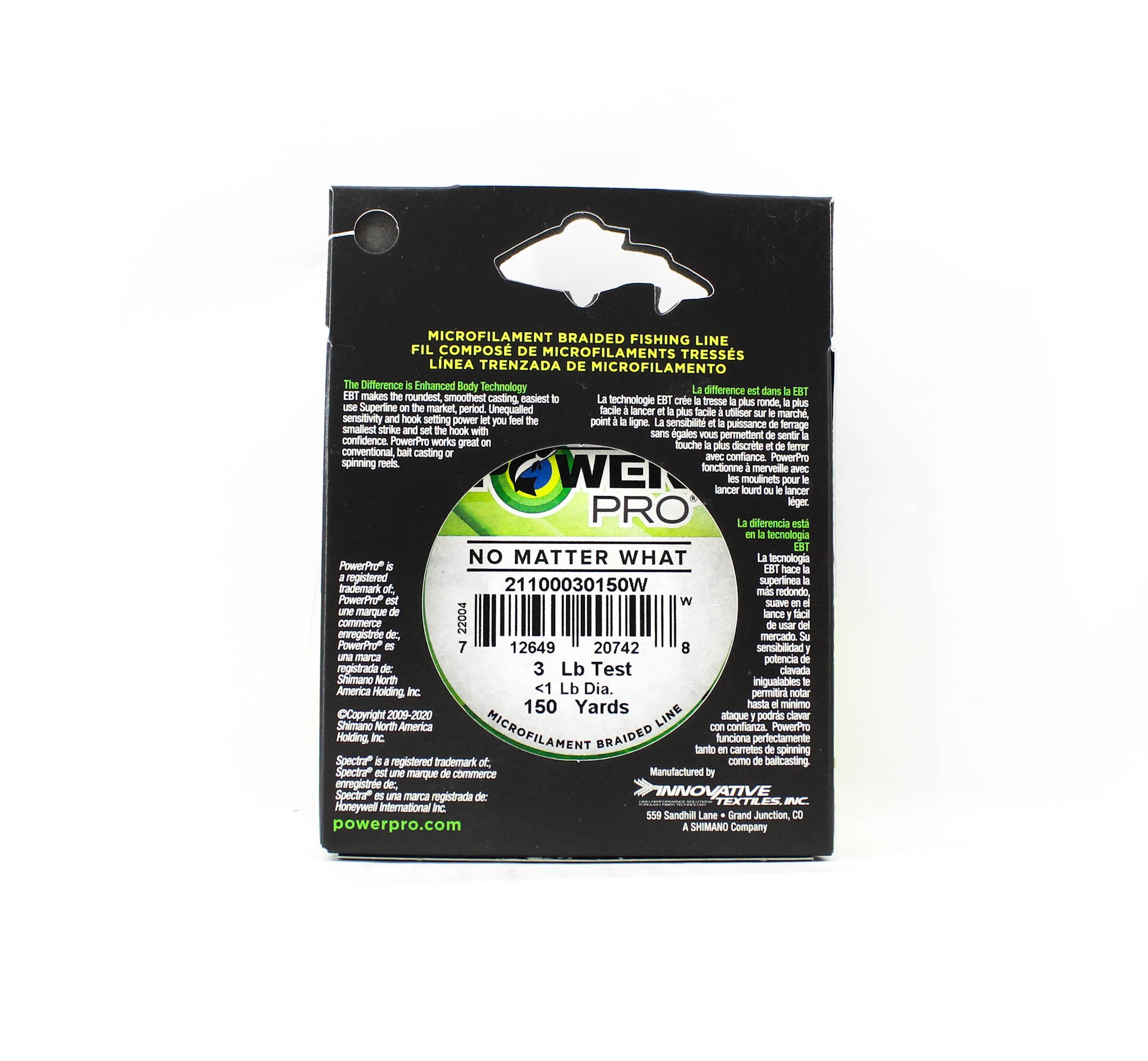 Power Pro Braided Spectra Line 3lb by 150yds White (7428)