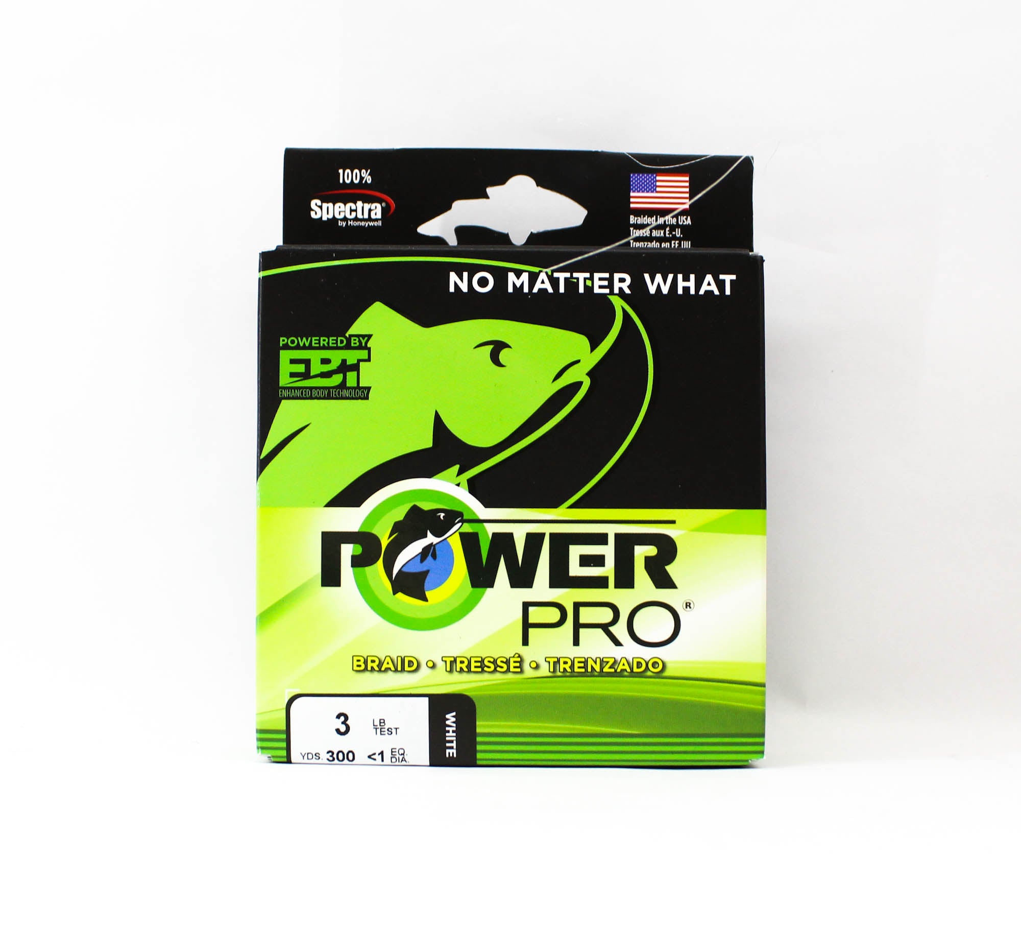 Power Pro Braided Spectra Line 3lb x 300yds White (7466)