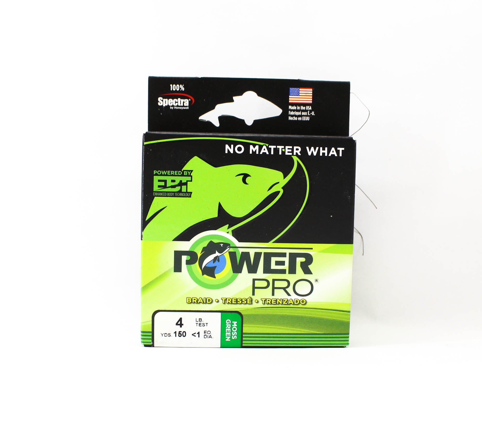 Power Pro Braided Spectra Line 4lb x 150yds Green (7640)