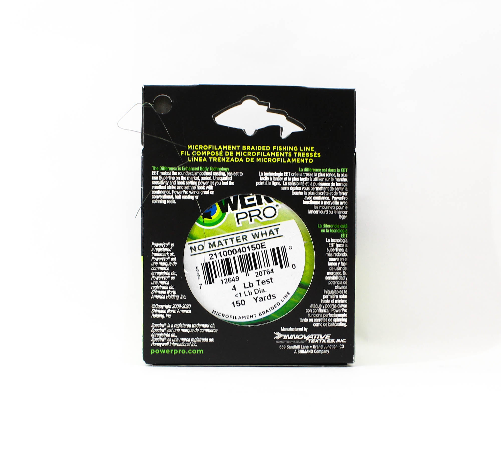 Power Pro Braided Spectra Line 4lb x 150yds Green (7640)