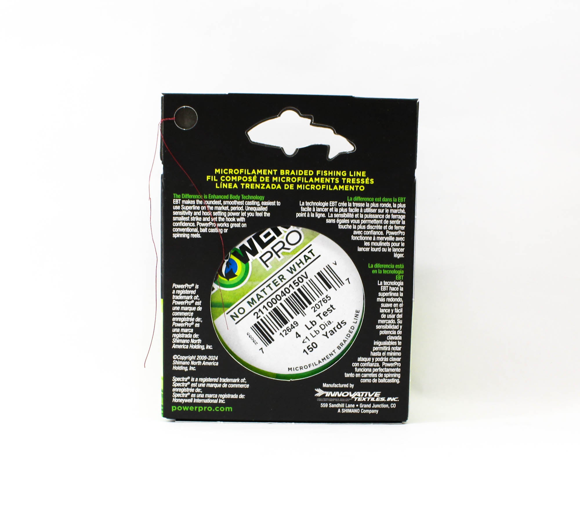 Power Pro Braided Spectra Line 4lb x 150yds Red (7657)