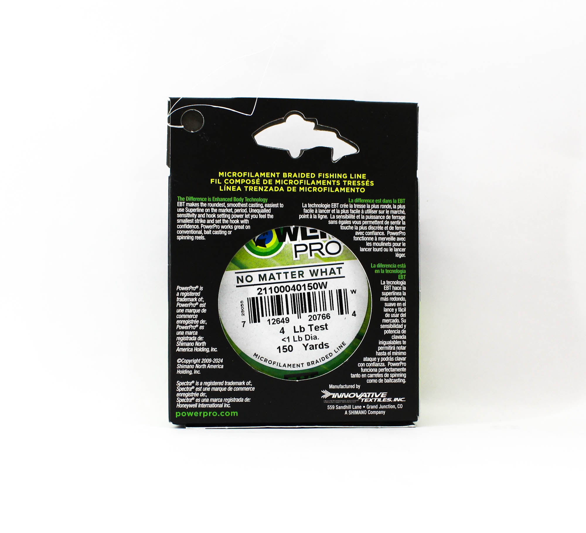 Power Pro Braided Spectra Line 4lb x 150yds White (7664)