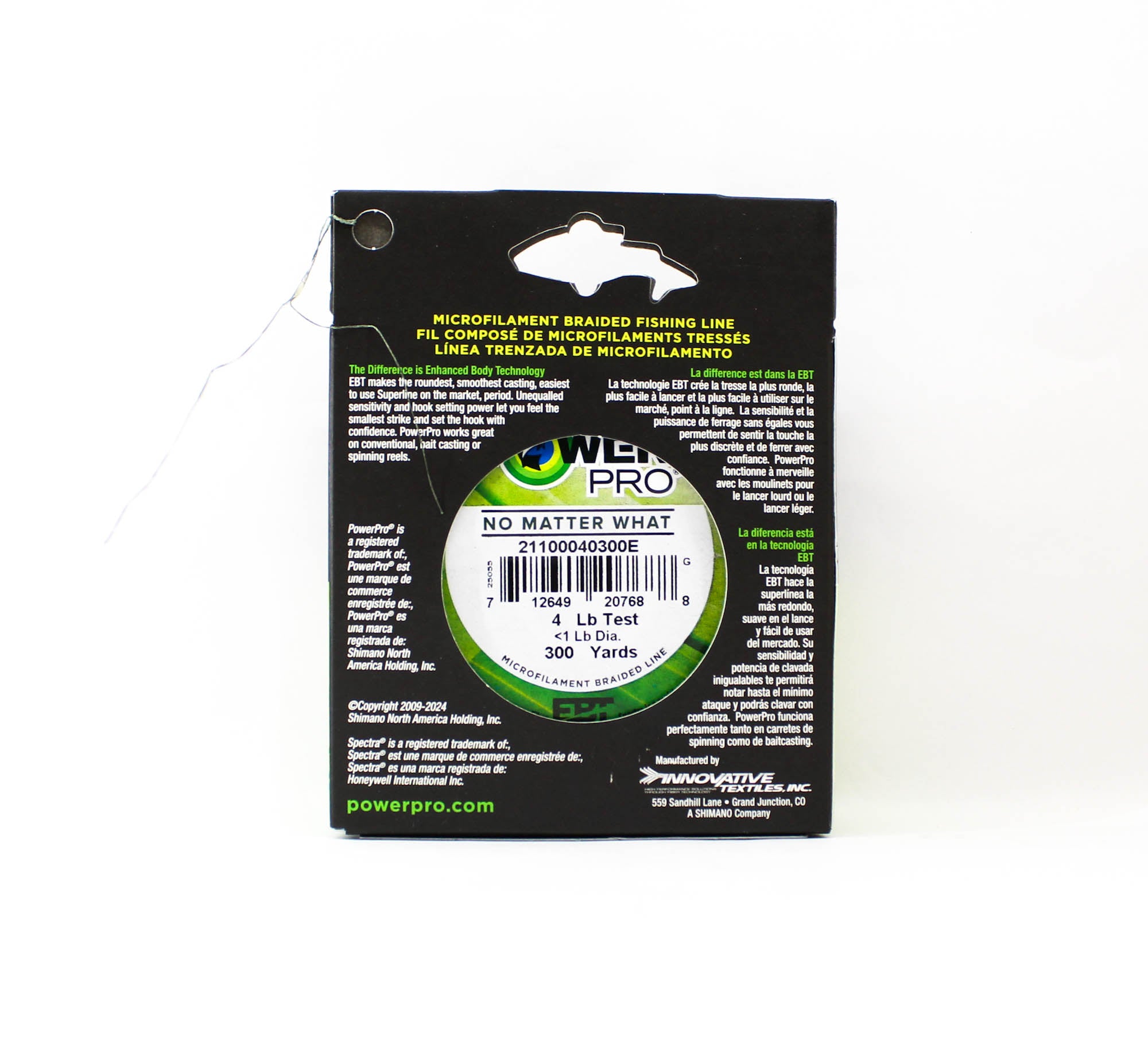 Power Pro Braided Spectra Line 4lb x 300yds Green (7688)