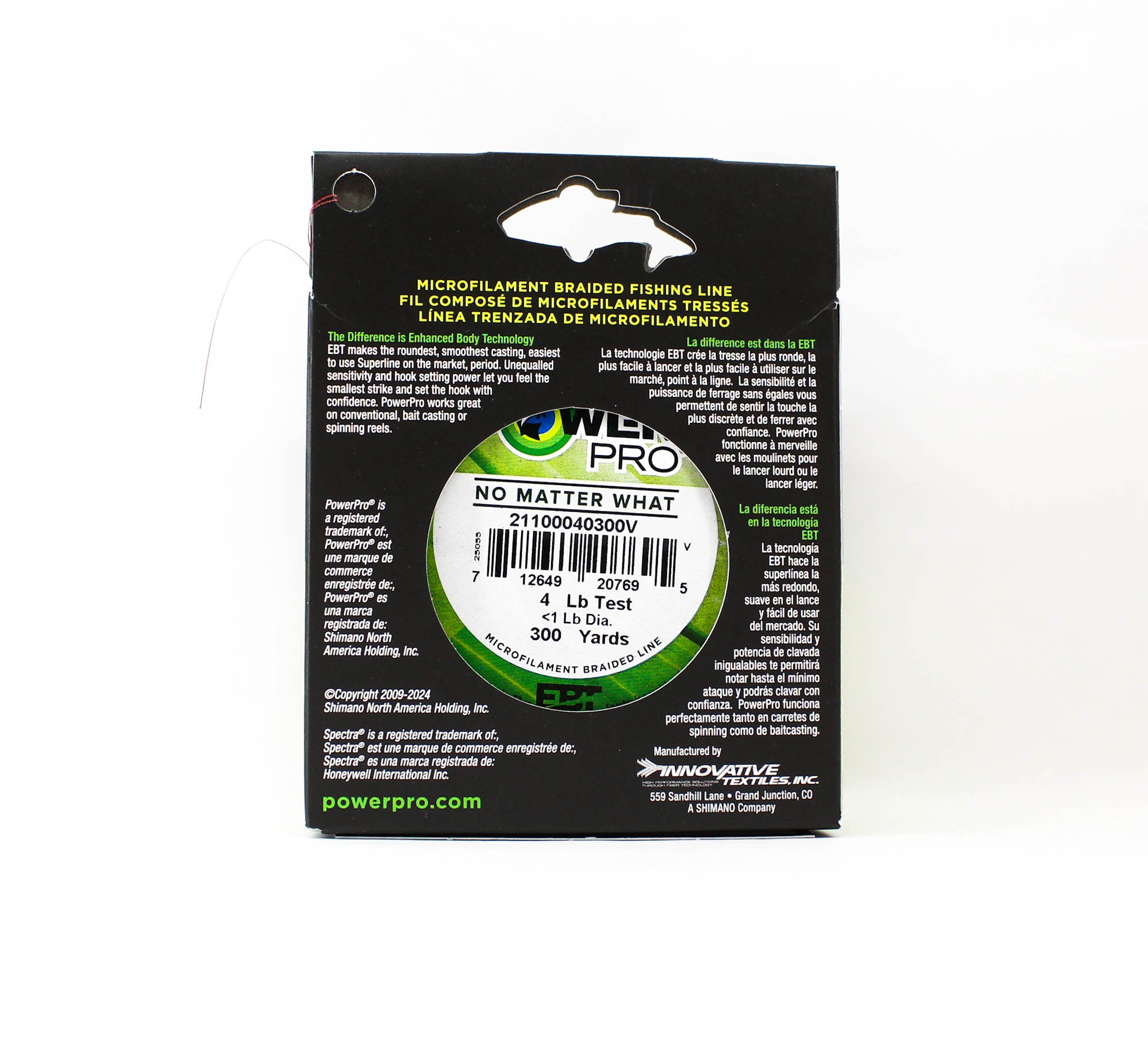 Power Pro Braided Spectra Line 4lb x 300yds Red (7695)