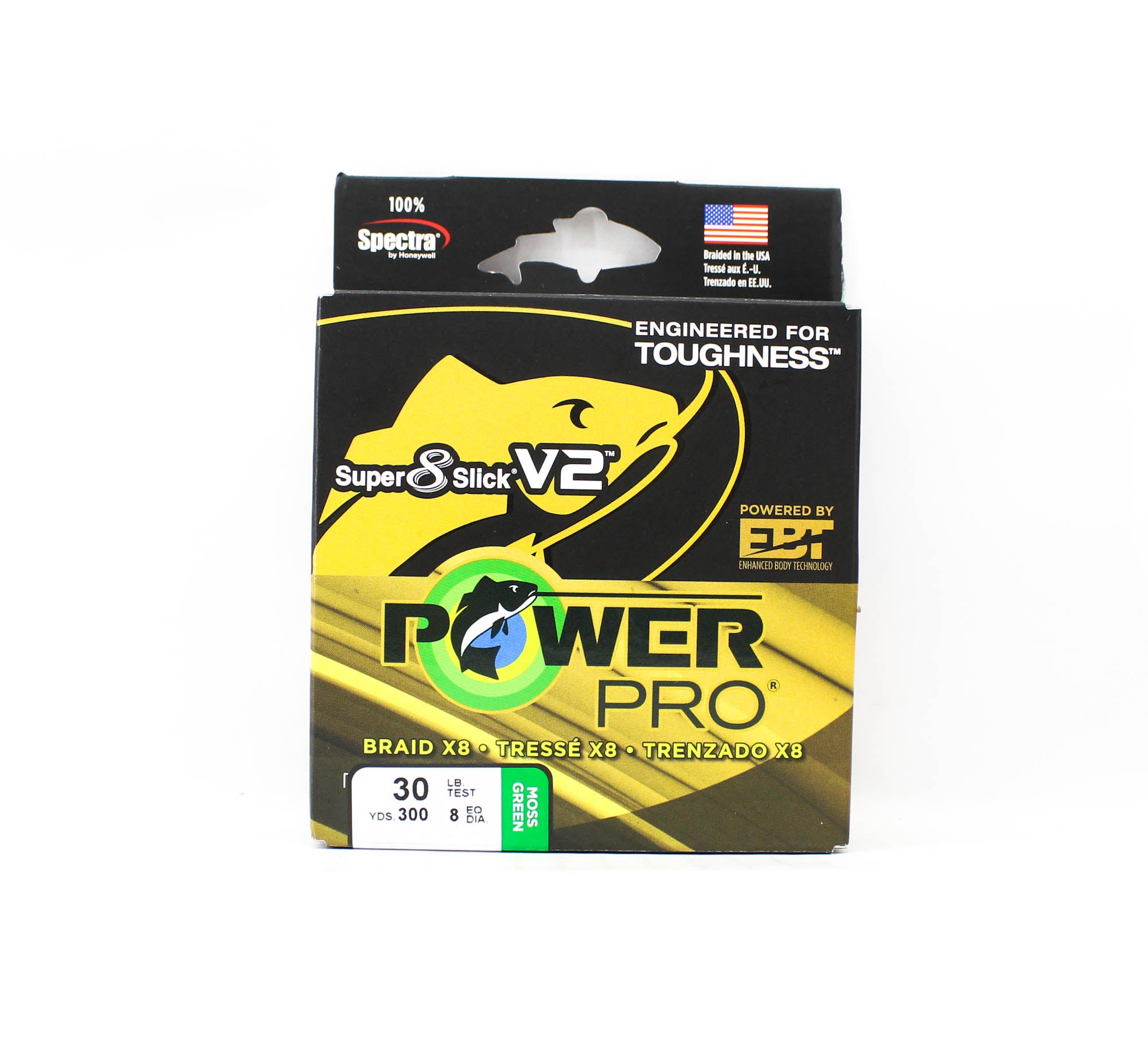 Power Pro Super 8 Slick Version 2 Spectra Line 30lb x 300yds Green (8226)