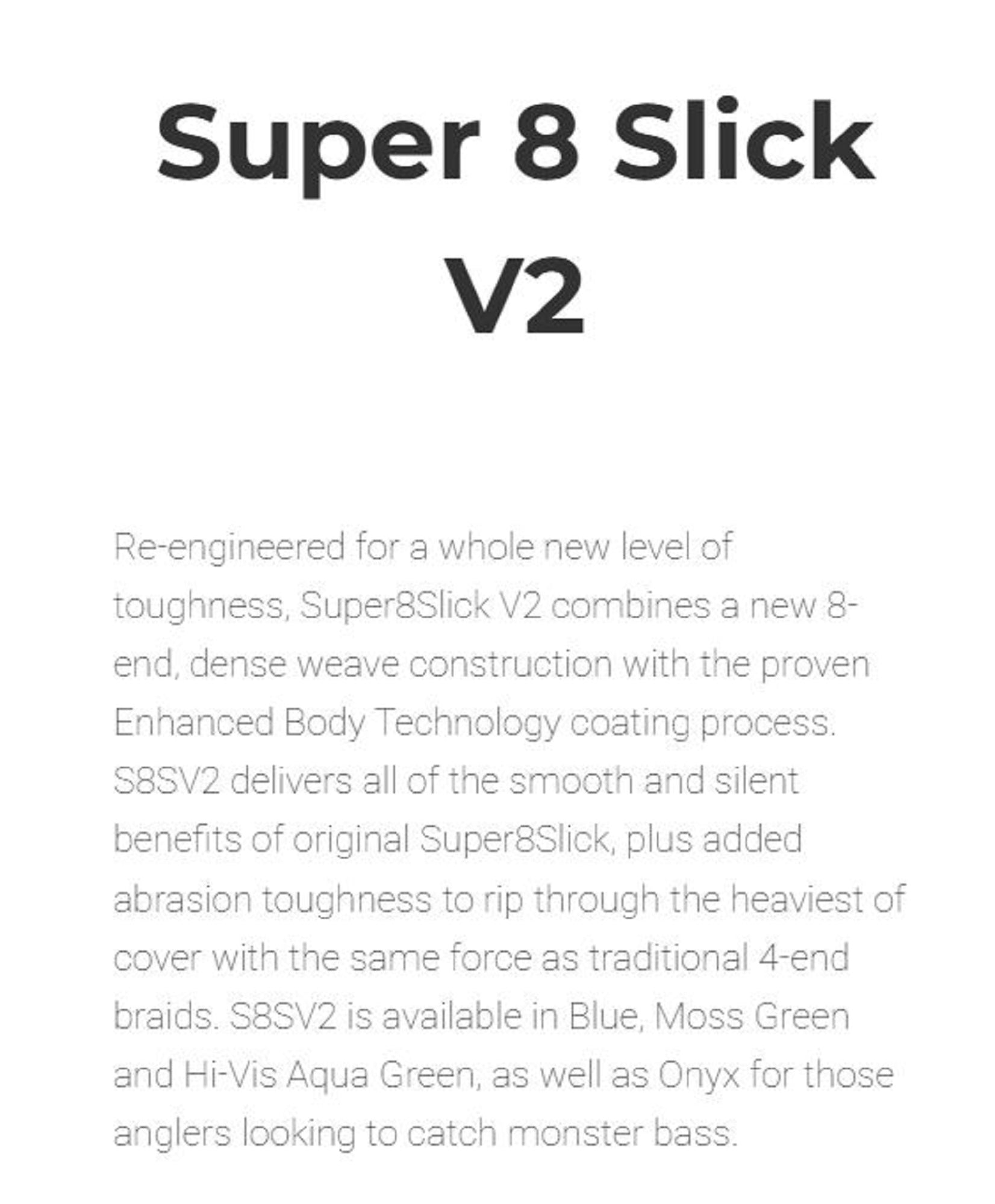 Power Pro Super 8 Slick Version 2 Spectra Line 50lb by 300yds Green (8547)