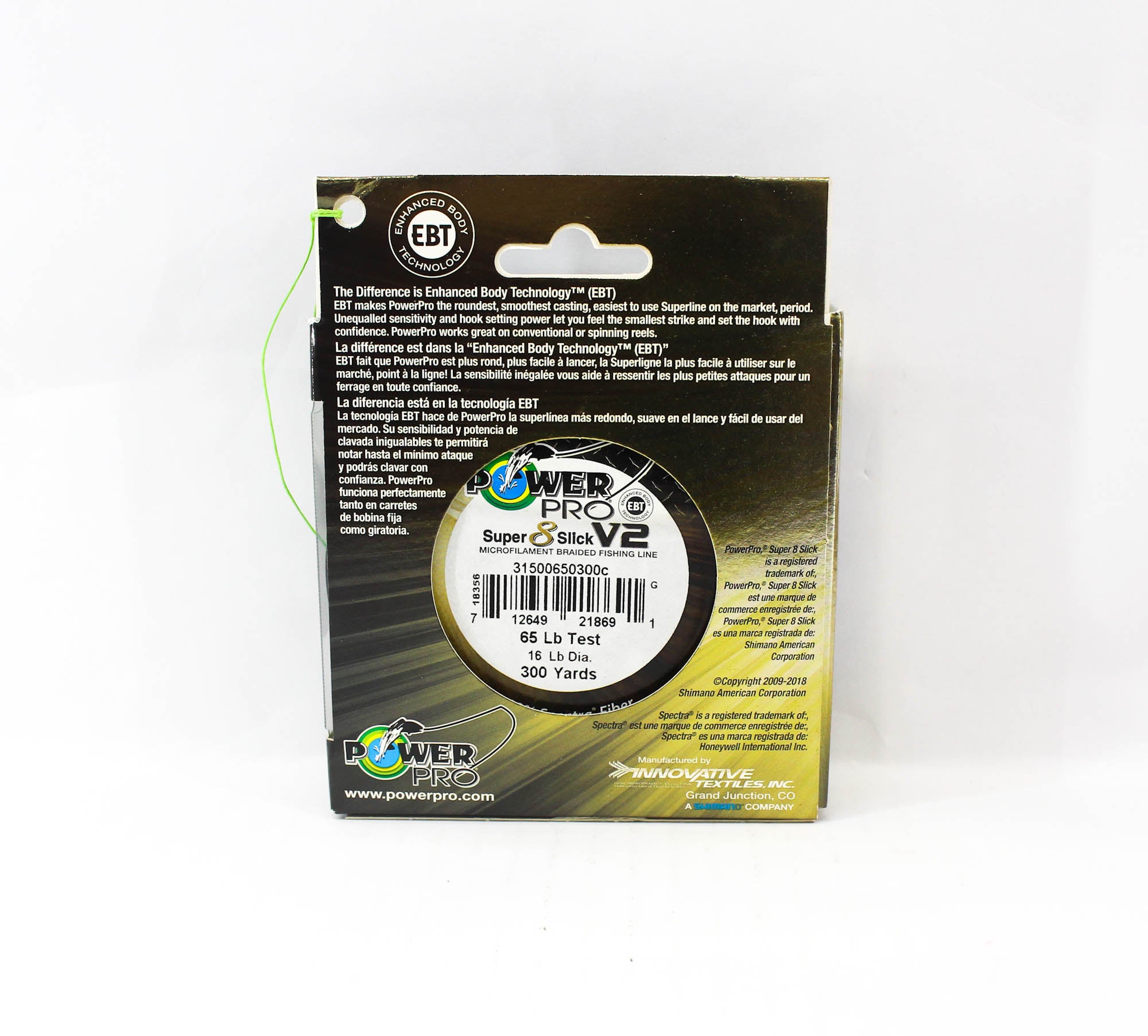 Power Pro Super 8 Slick Version 2 Spectra Line 65lb by 300yds Aqua (8691)