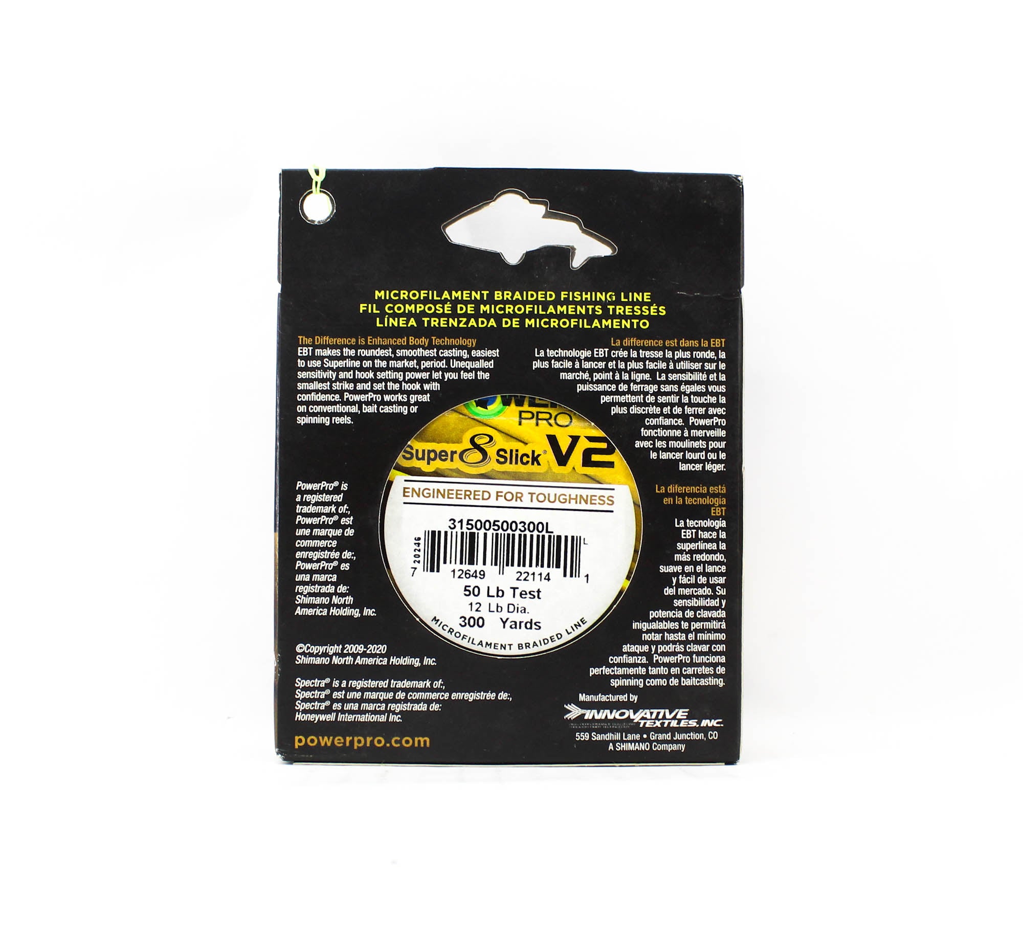 Power Pro Super 8 Slick Version 2 Spectra Line 50lb by 300yds Glow (1141)