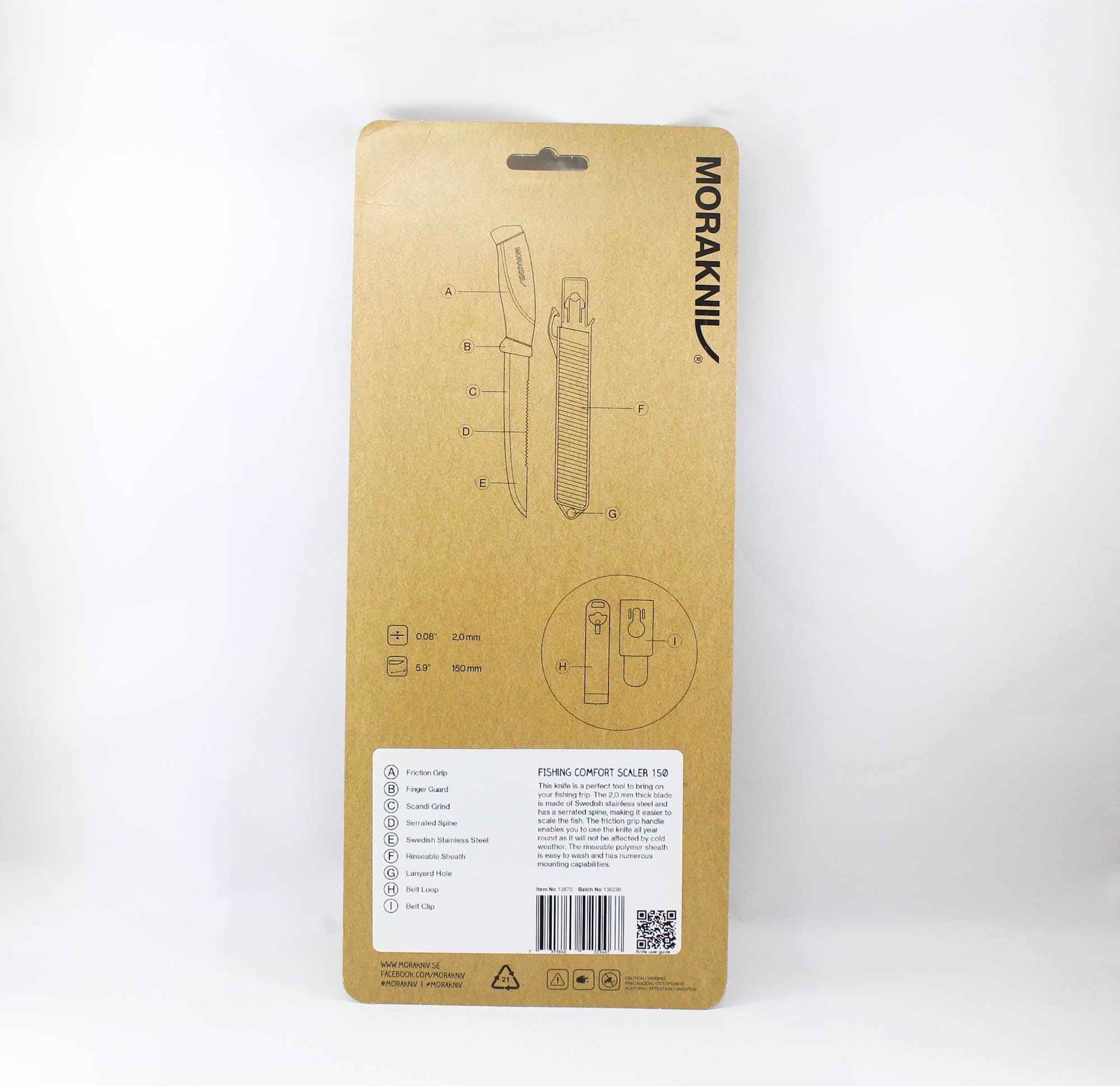 Morakniv YKM13870 Companion Fishing Scaler 150 (5467)