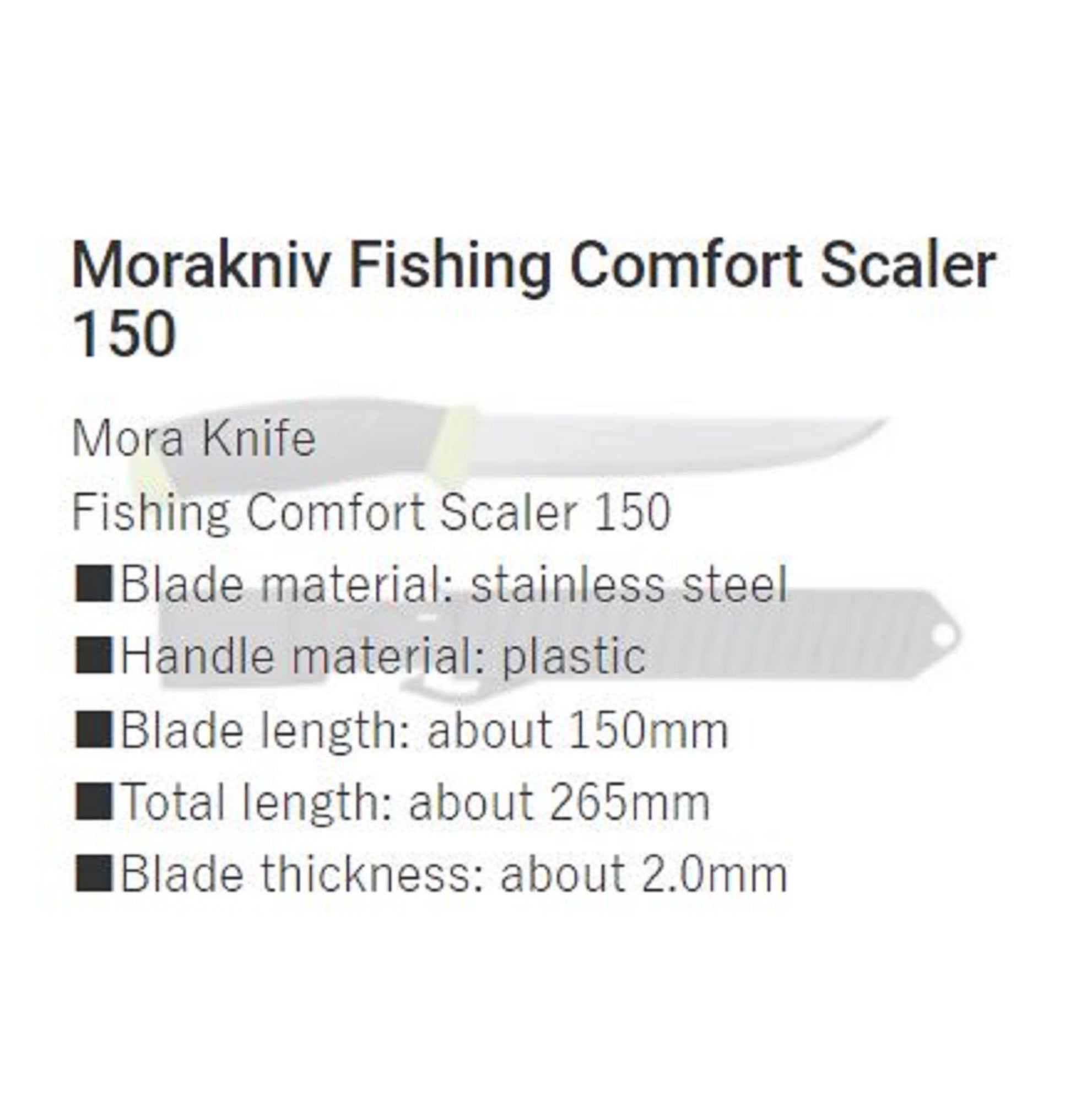 Morakniv YKM13870 Companion Fishing Scaler 150 (5467)