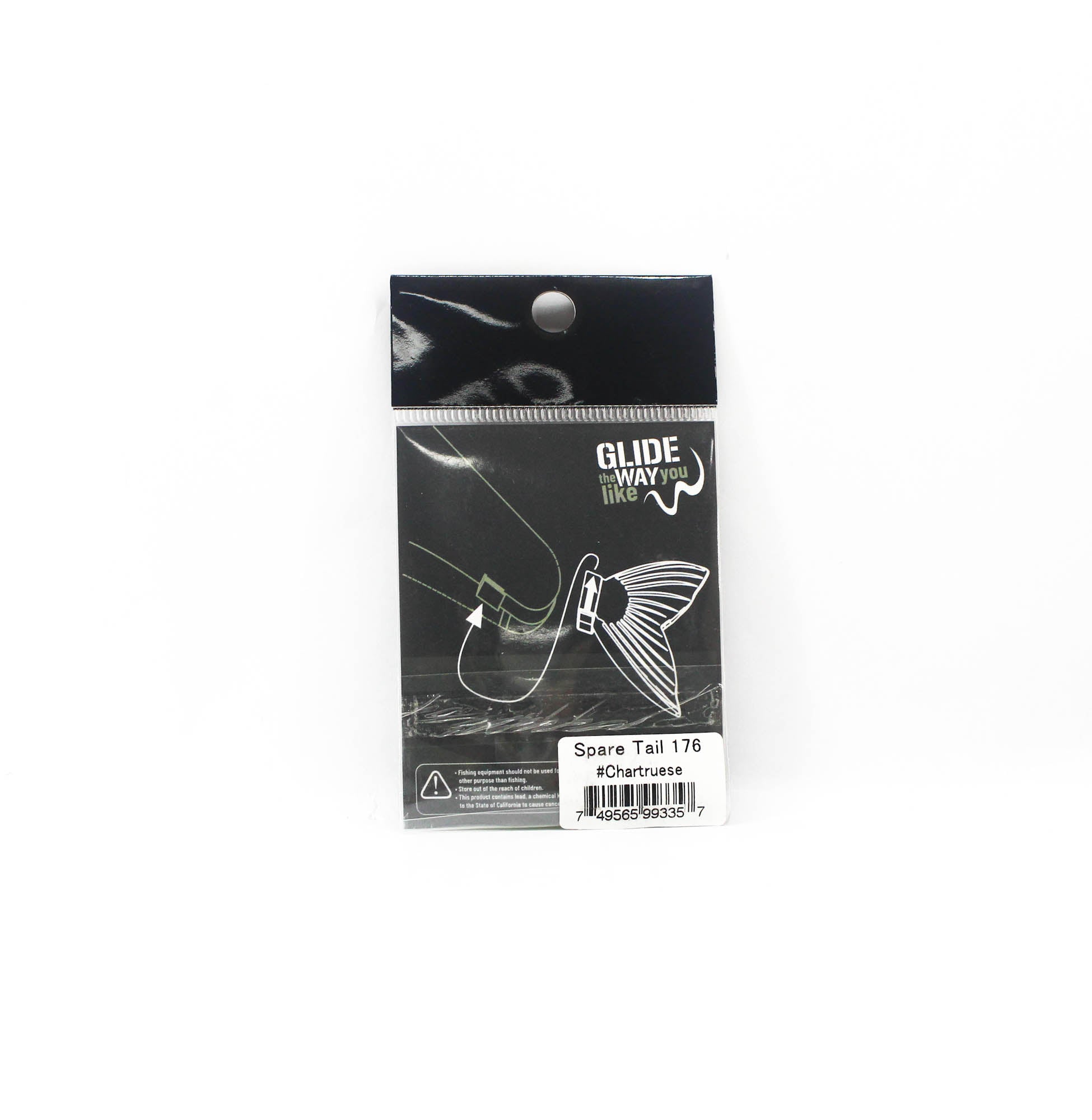 Glideway 176 Swimbait Spare Tail Chartruese (3357)