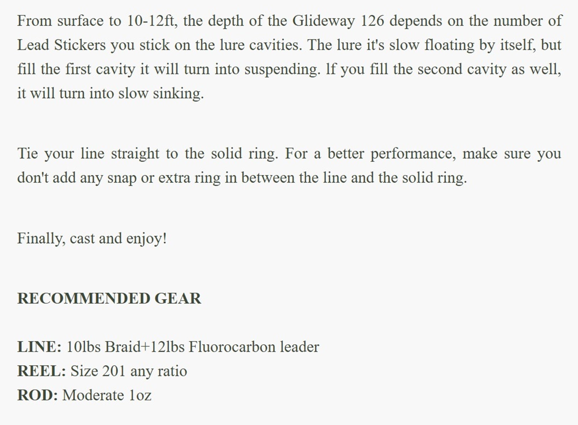 Glideway 126 Swimbait Floating Lure After Party (3425)