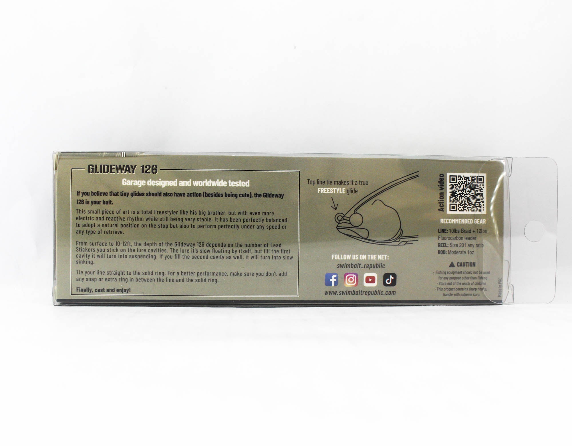Glideway 126 Swimbait Floating Lure Halley (3432)