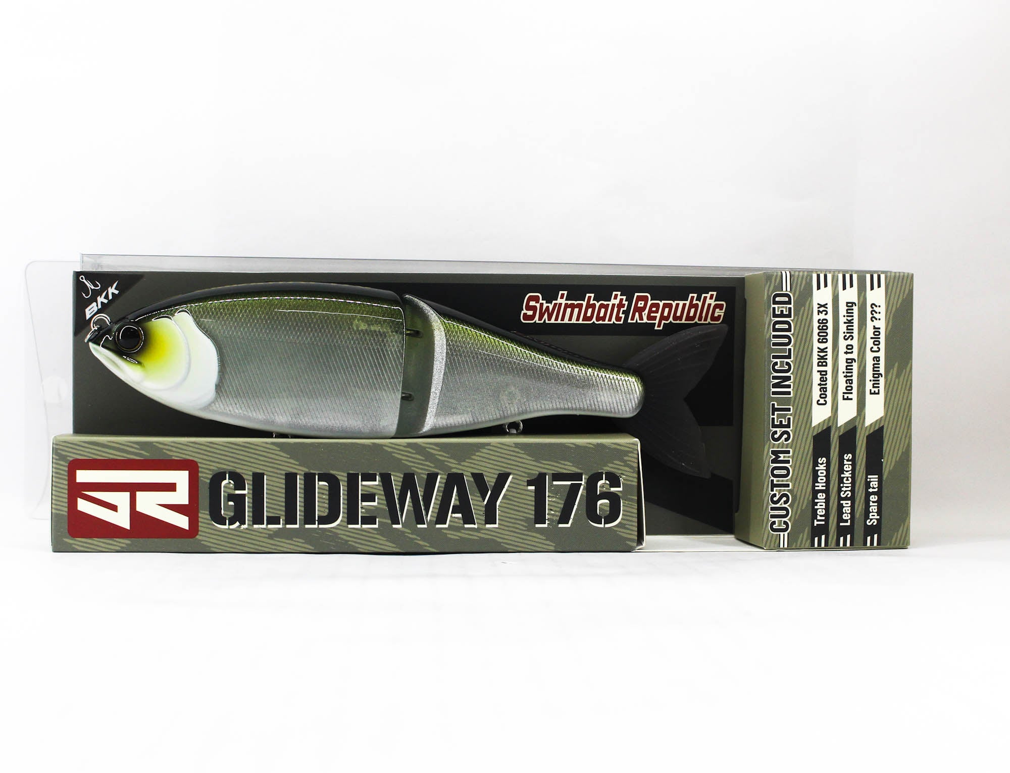 Glideway 176 Swimbait Floating Lure Green Glass (3586)