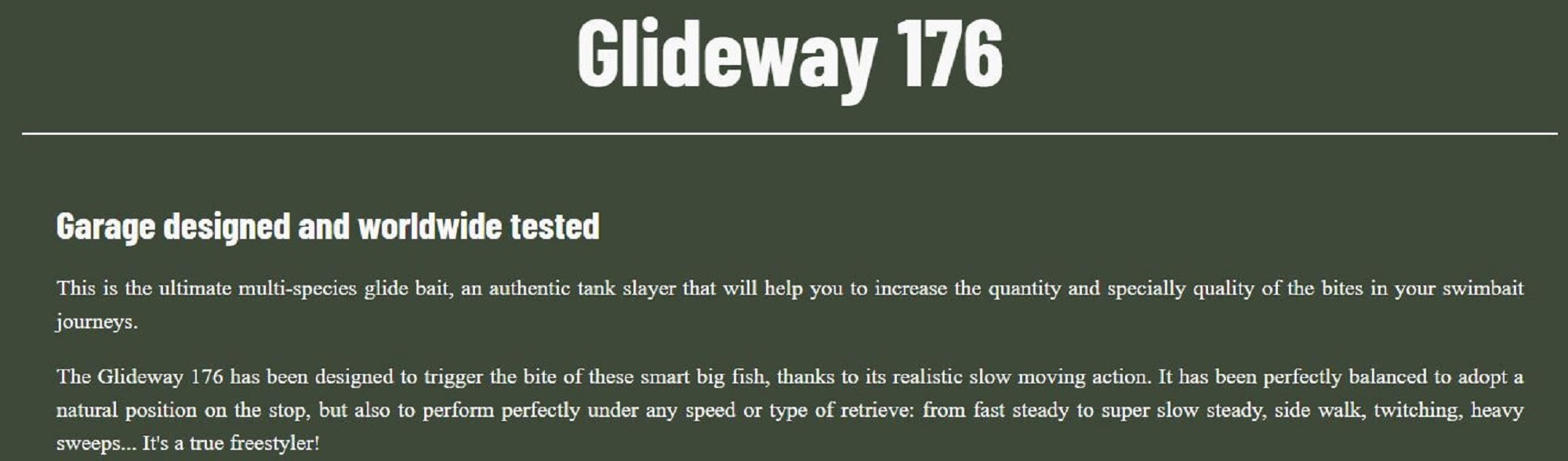 Glideway 176 Swimbait Floating Lure Red Head (3722)