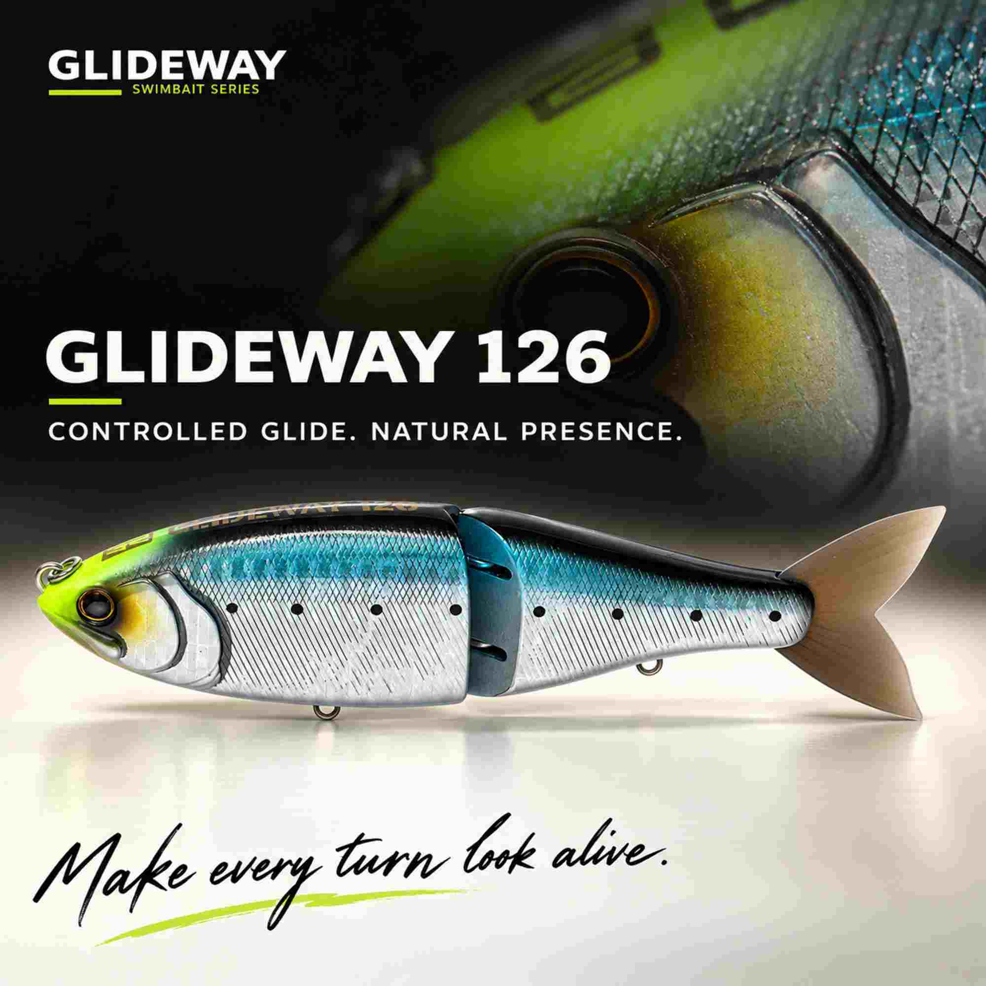 Glideway 126 Swimbait Floating Lure JDM Sardine (3845)