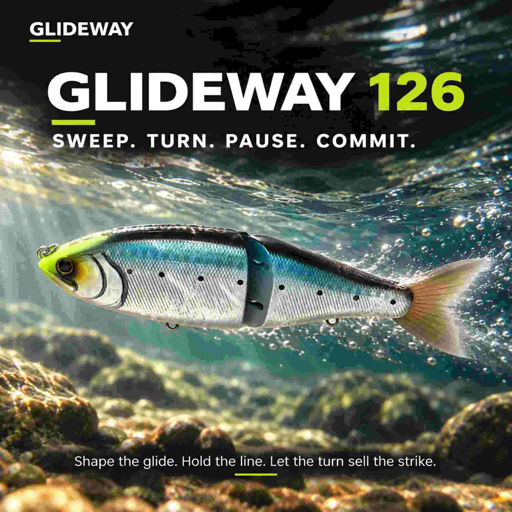 Glideway 126 Swimbait Floating Lure JDM Sardine (3845)