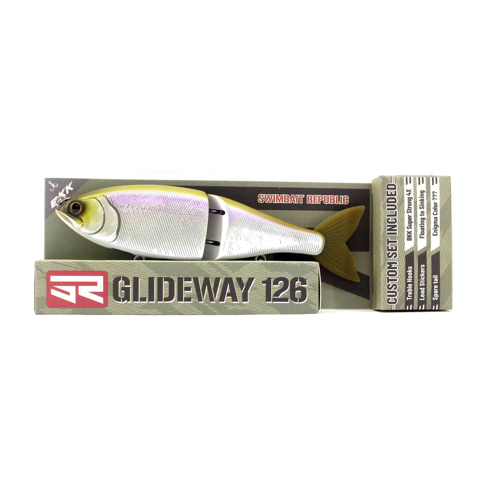 Glideway 126 Swimbait Floating Lure Aurora Shad (3852)