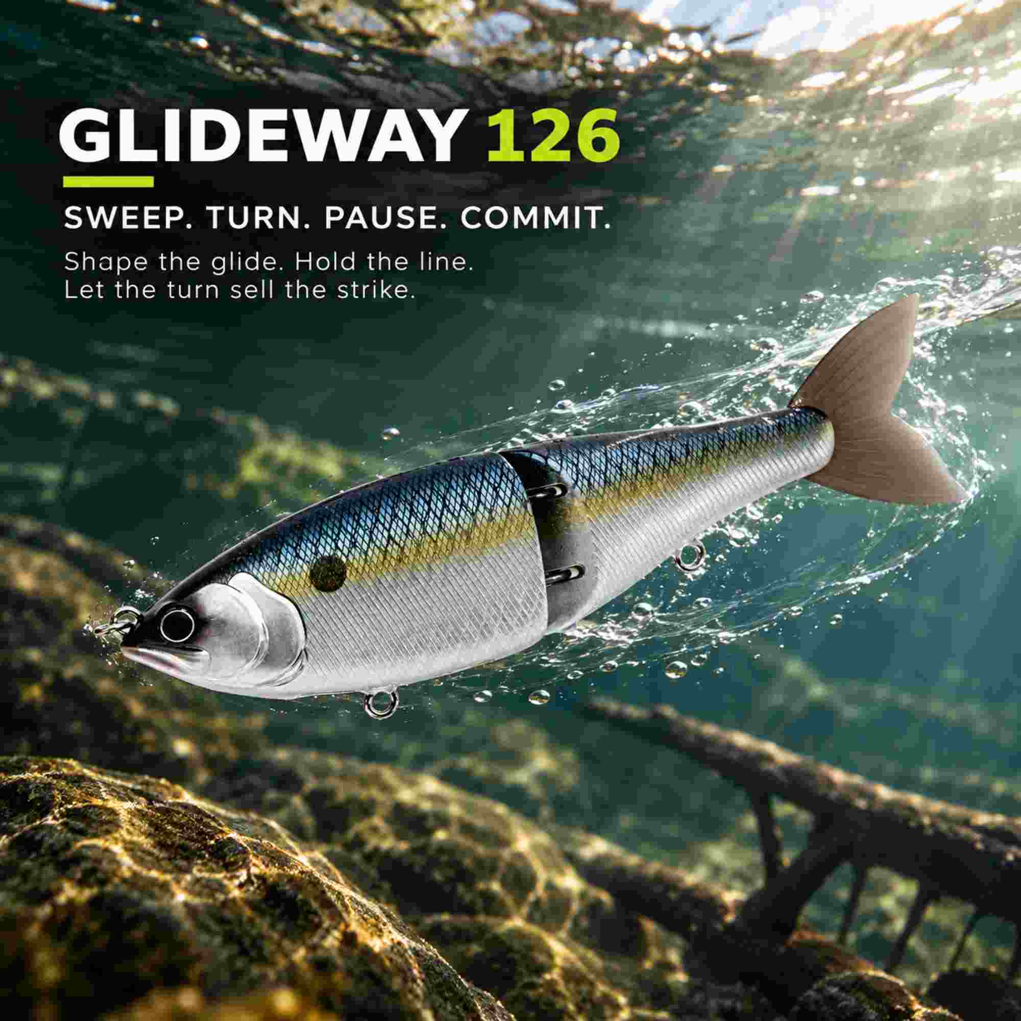 Glideway 126 Swimbait Floating Lure Blanket Shad (3944)