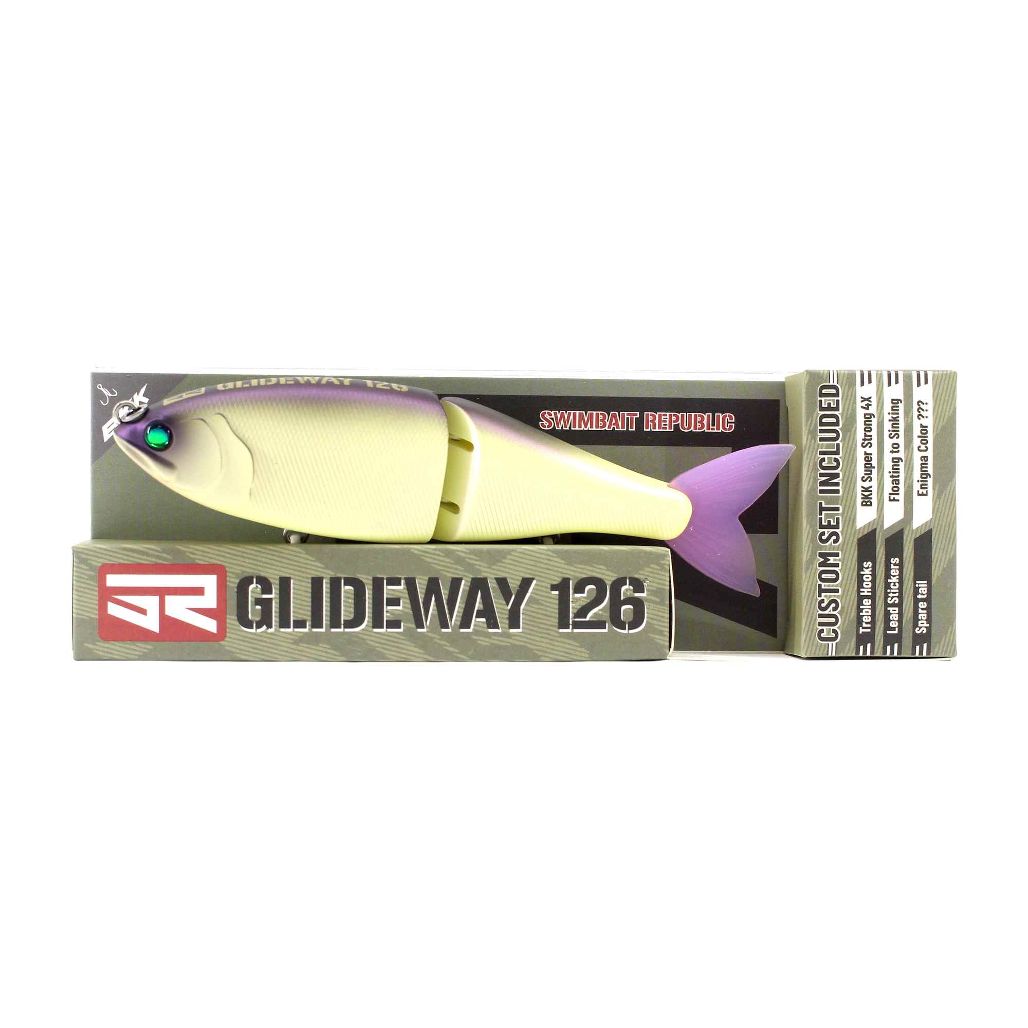 Glideway 126 Swimbait Floating Lure Moon Walker (3968)