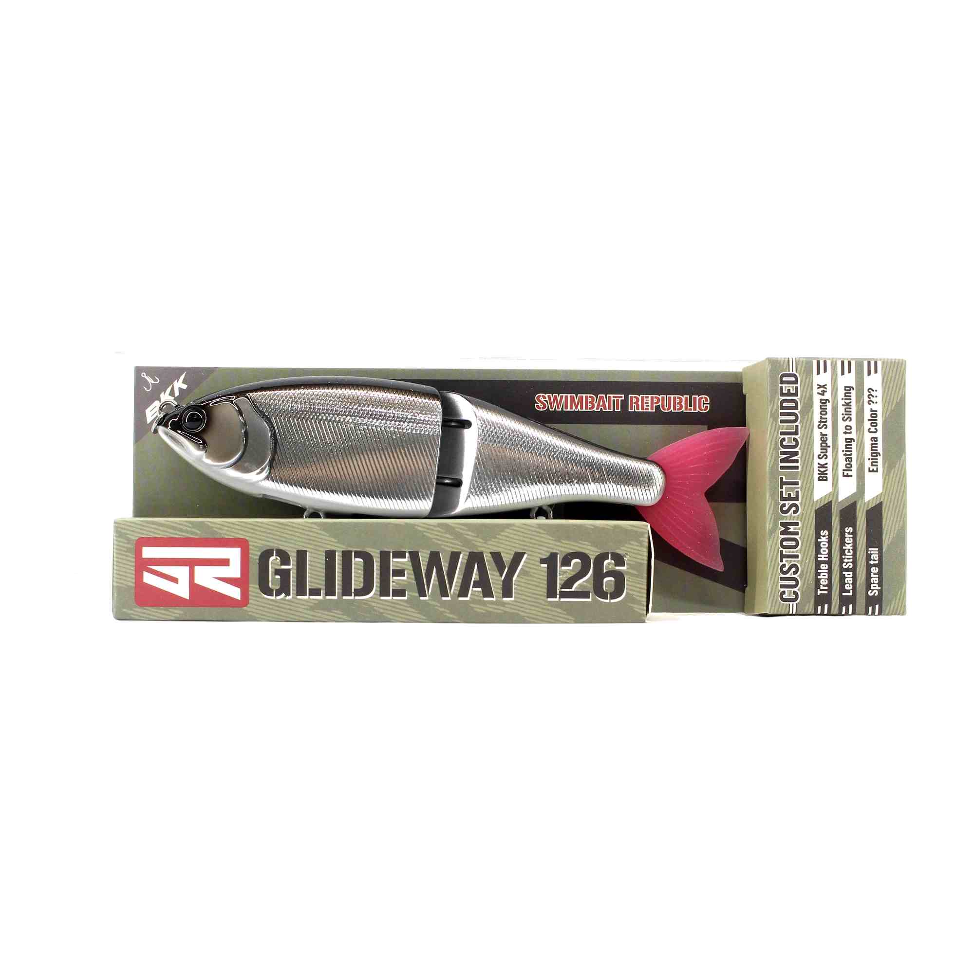 Glideway 126 Swimbait Floating Lure Galaxy Mirror (3975)