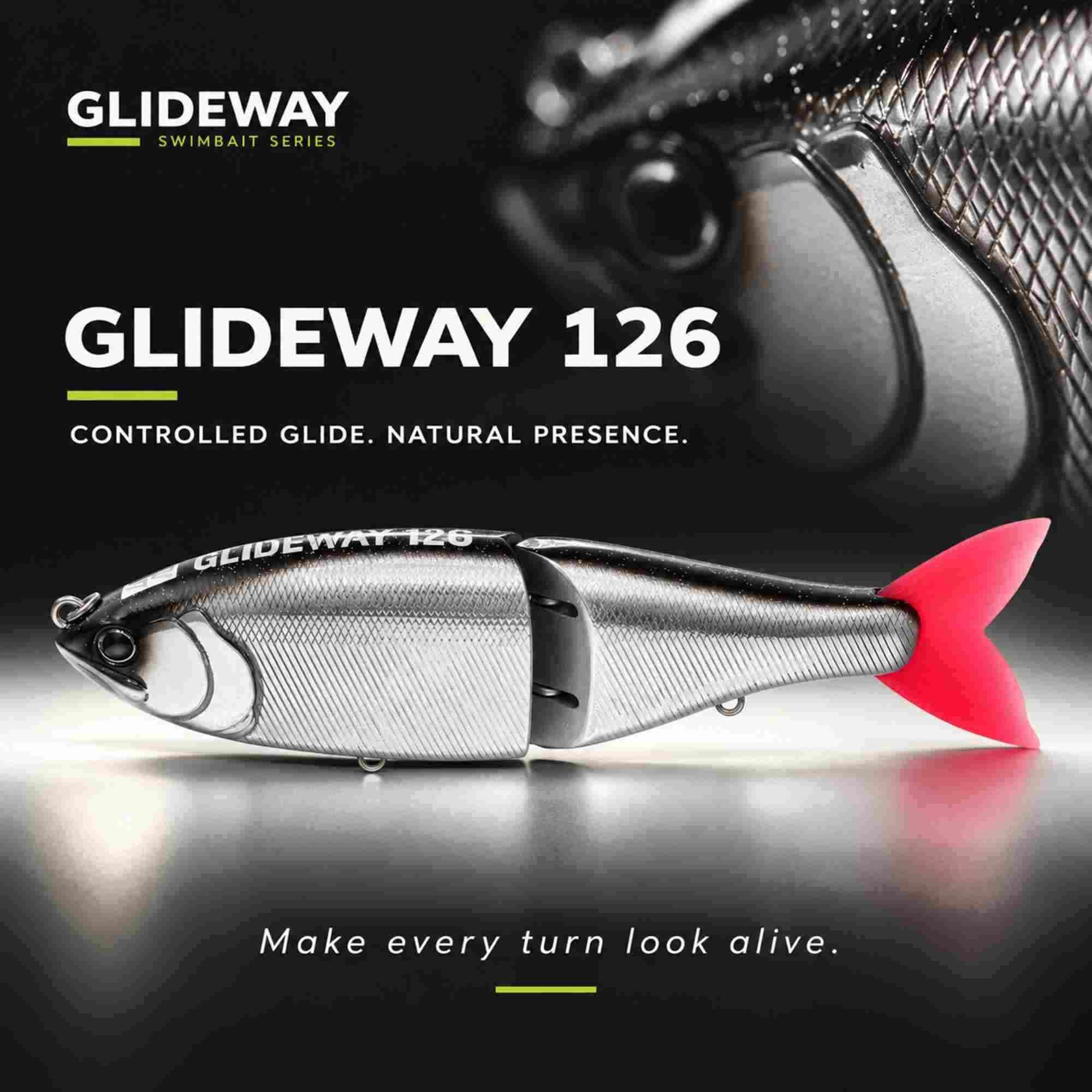 Glideway 126 Swimbait Floating Lure Galaxy Mirror (3975)