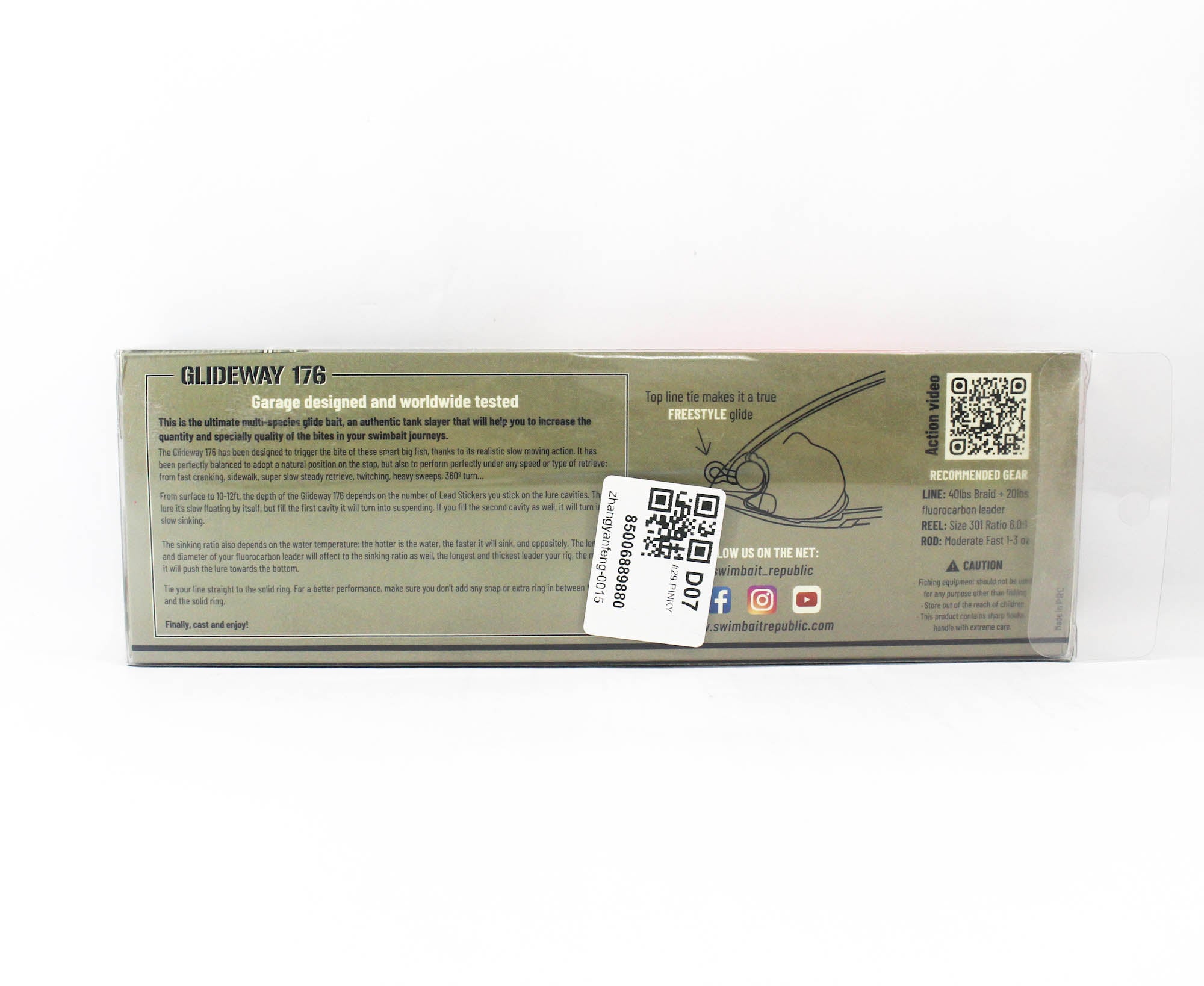 Glideway 176 Swimbait Floating Lure Eo Trout (5122)