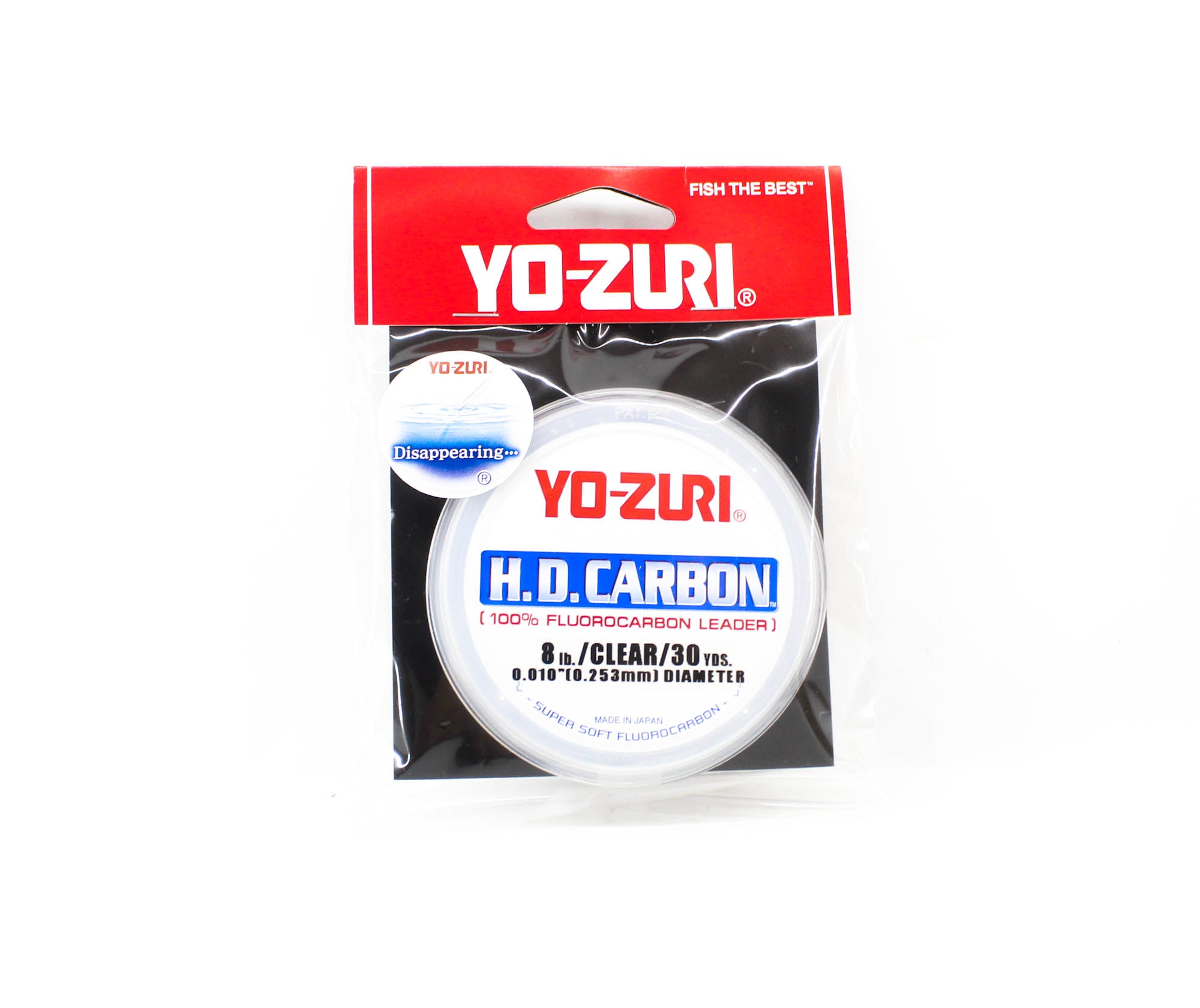Yo Zuri Duel H.D Carbon Fluorocarbon 30 yds 8 lb R885-CL (0856)