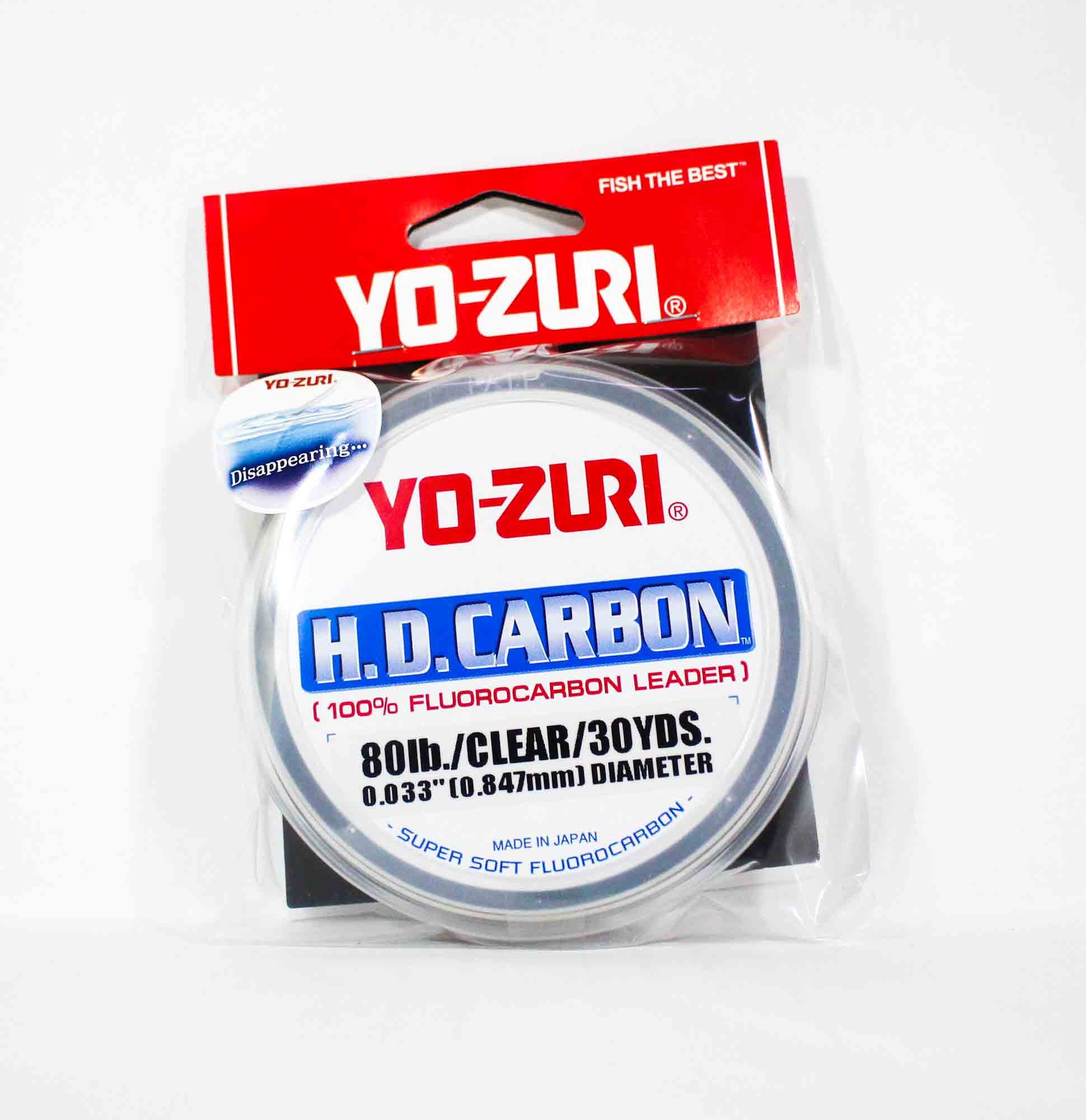 Yo Zuri Duel H.D Carbon Fluorocarbon 30 yds 80 lb R895-CL (0955)