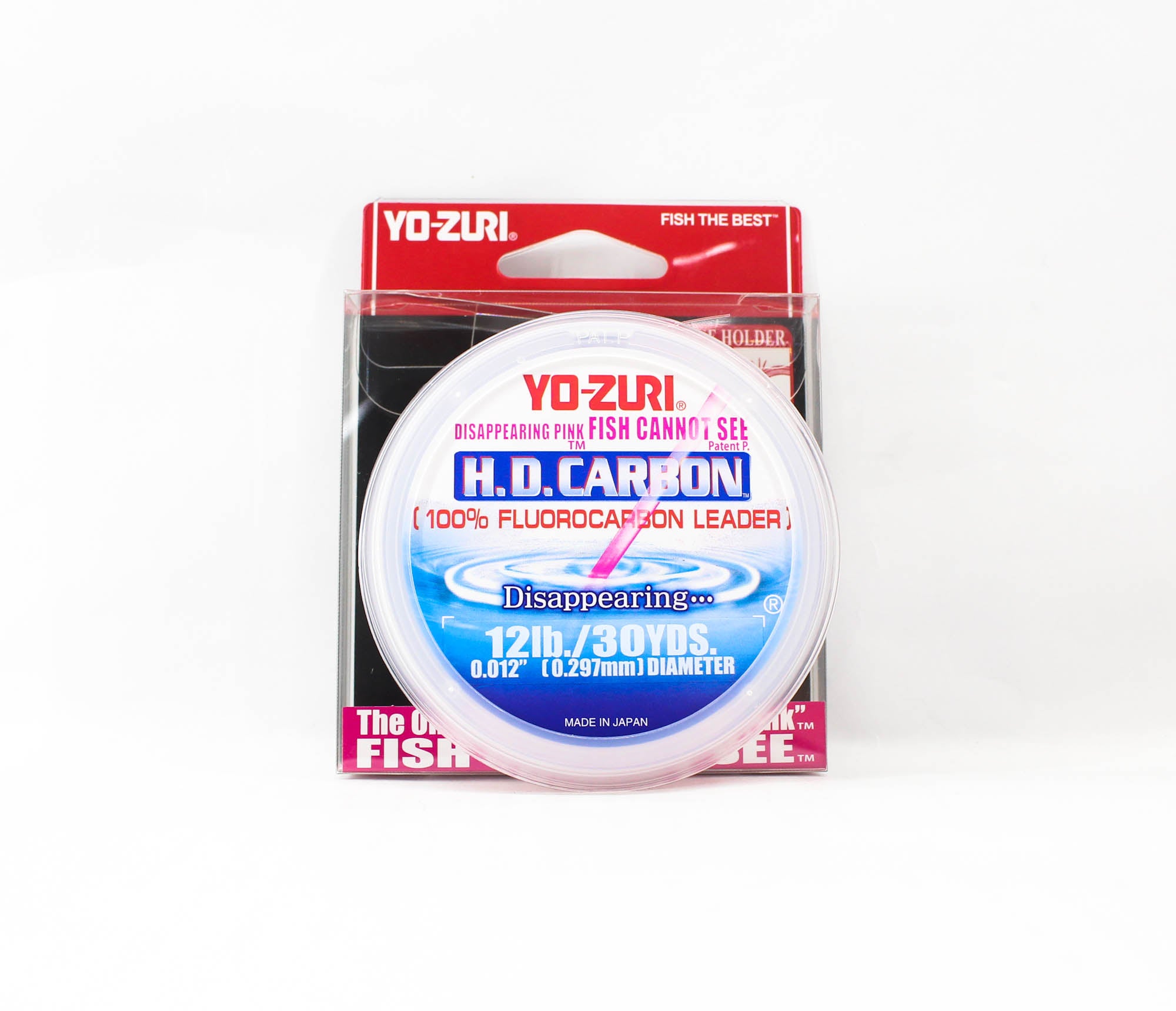 Yo Zuri H.D Carbon Fluorocarbon Pink 100% 30 yds 12 lb R887-DP (1358)