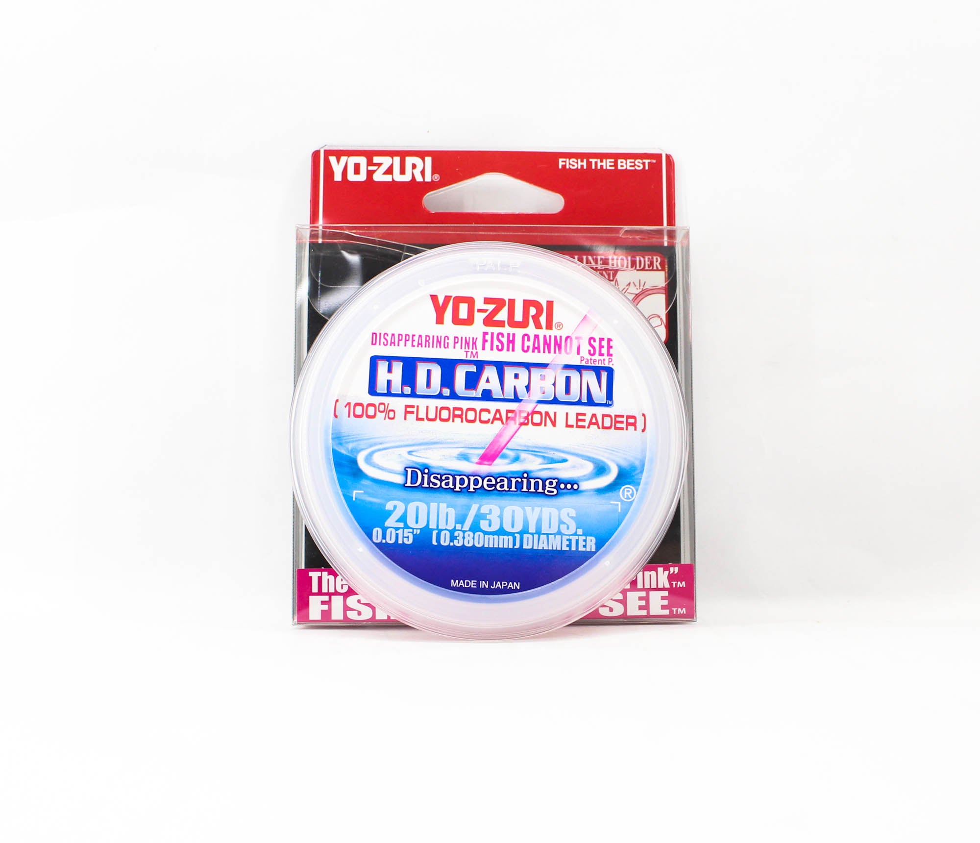 Yo Zuri H.D Carbon Fluorocarbon Pink 100% 30 yds 20 lb R889-DP (1372)