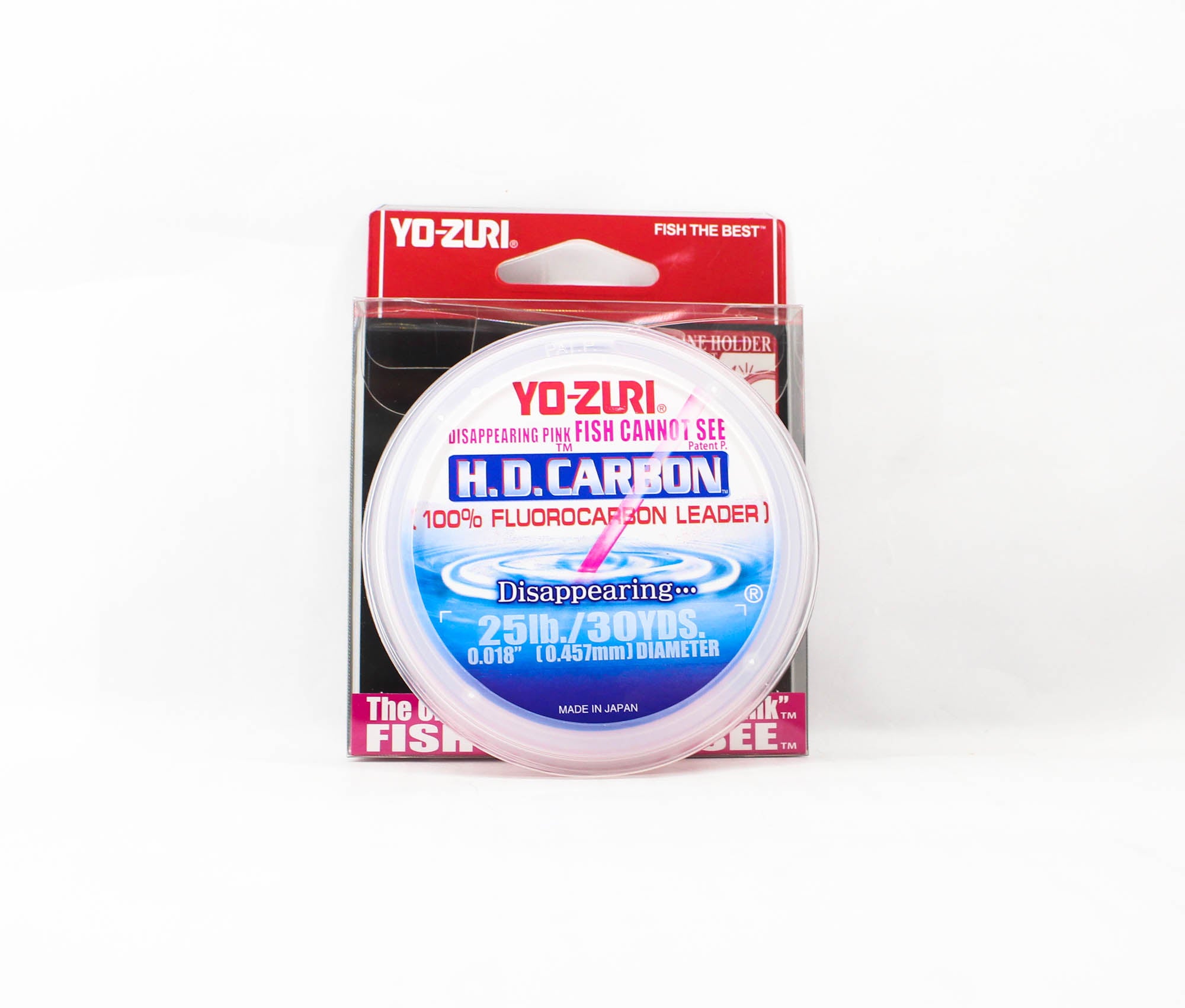 Yo Zuri H.D Carbon Fluorocarbon Pink 100% 30 yds 25 lb R890-DP (1389)