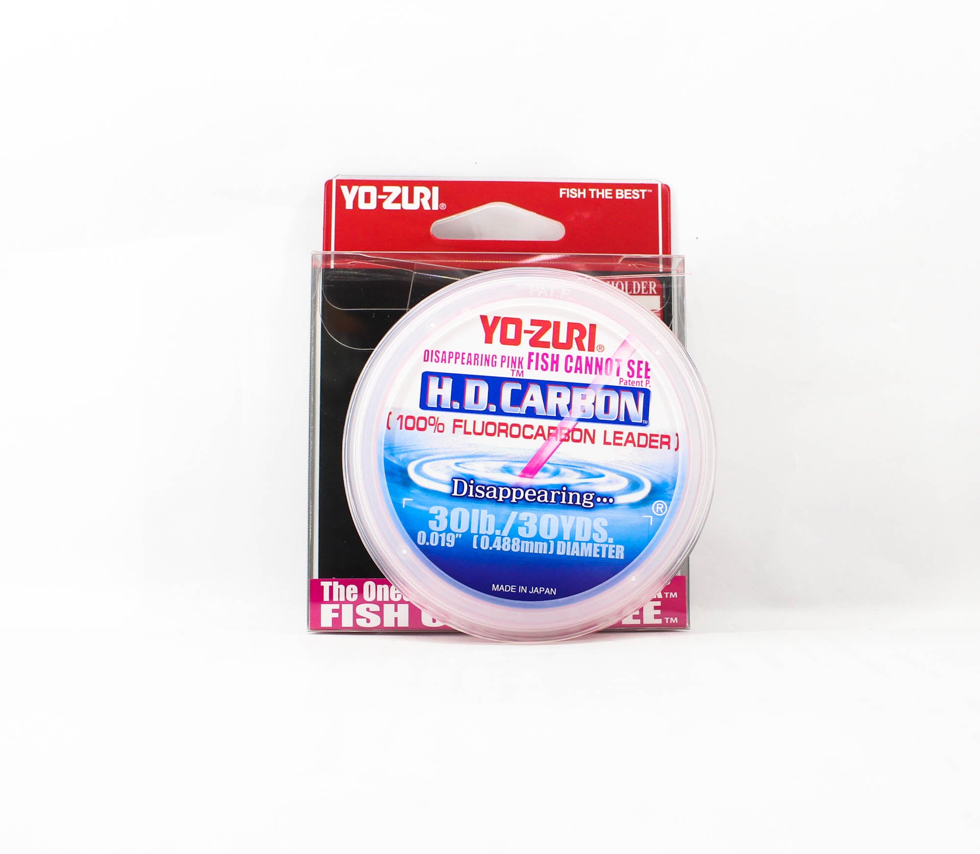Yo Zuri H.D Carbon Fluorocarbon Pink 100% 30 yds 30 lb R891-DP (1396)