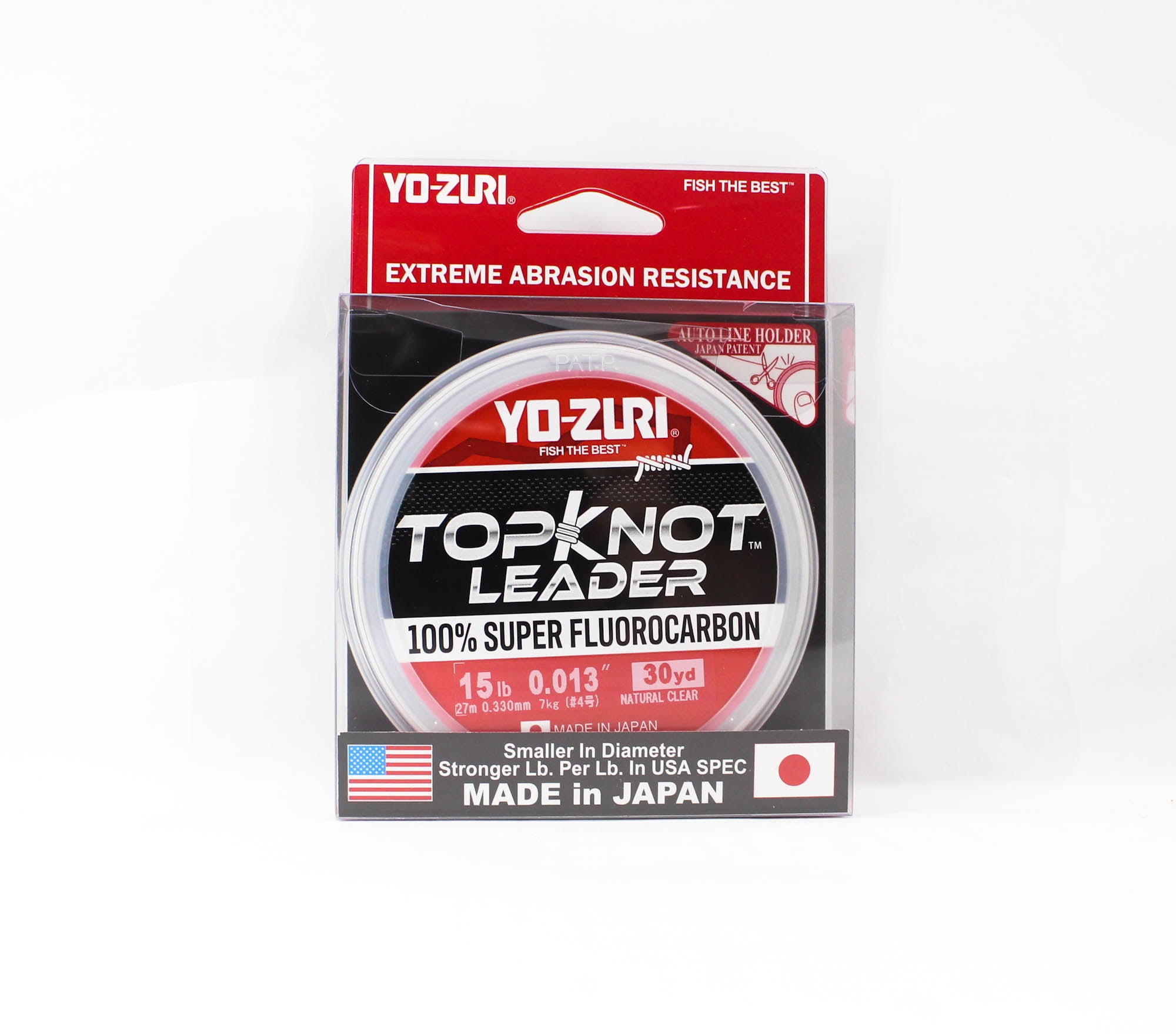 Yo Zuri Duel Topknot Leader Fluorocarbon 15lb 30yds 0.33mm R1228-NC (0630)