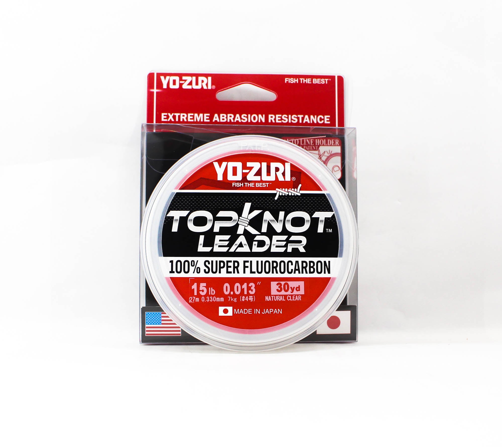 Yo Zuri Duel Topknot Leader Fluorocarbon 15lb 30yds 0.33mm R1228-NC (0630)