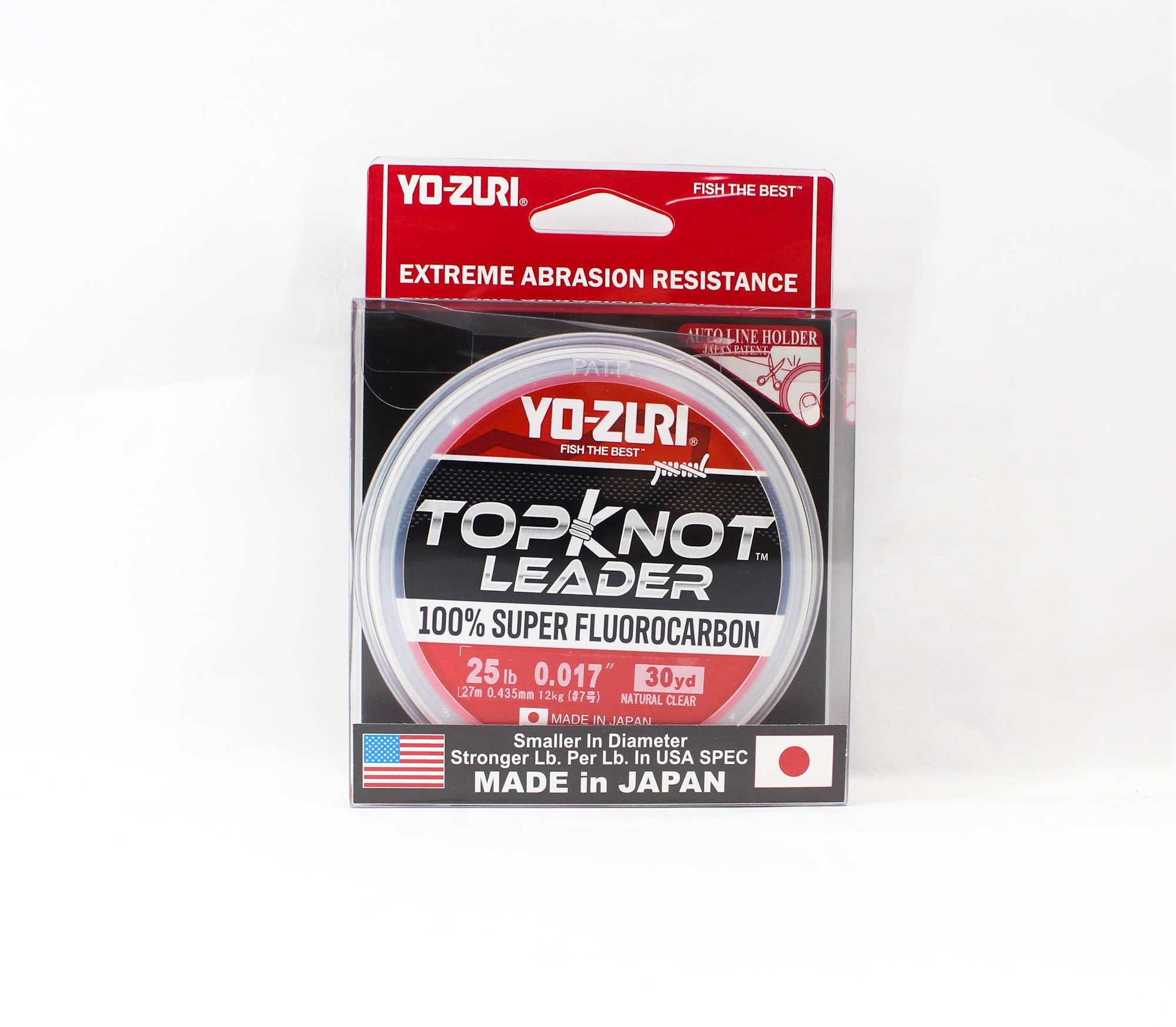 Yo Zuri Duel Topknot Leader Fluorocarbon 25lb 30yds 0.435mm R1230-NC (0678)