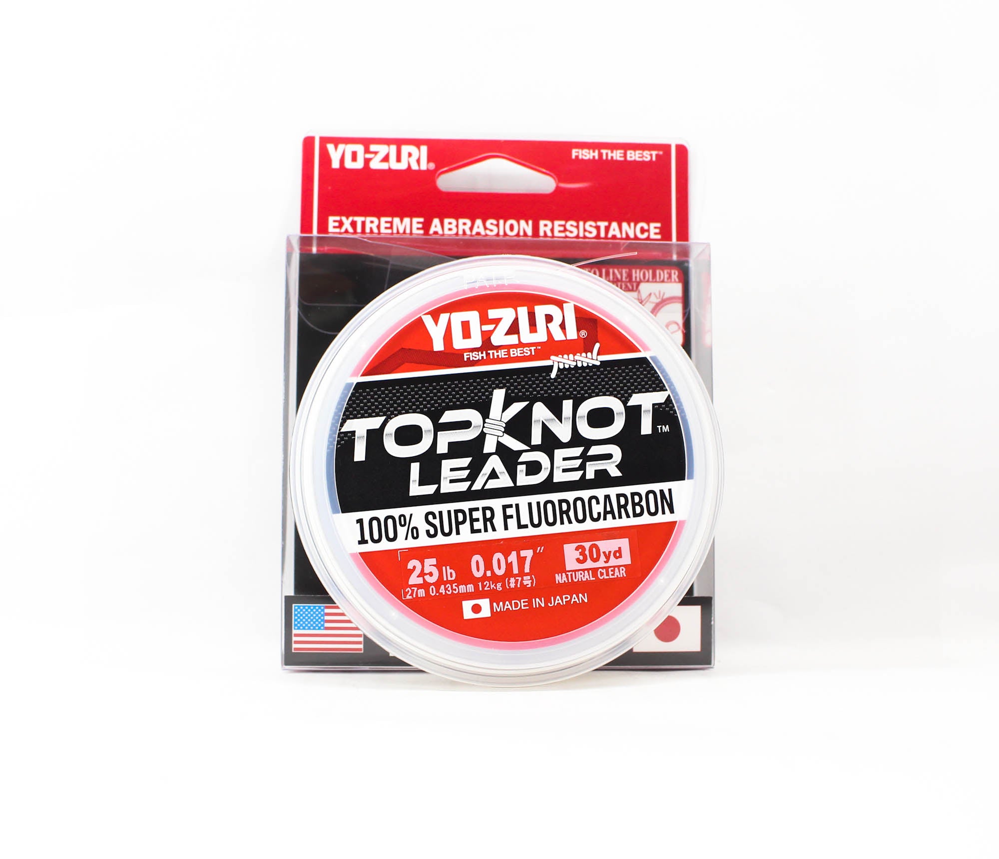 Yo Zuri Duel Topknot Leader Fluorocarbon 25lb 30yds 0.435mm R1230-NC (0678)