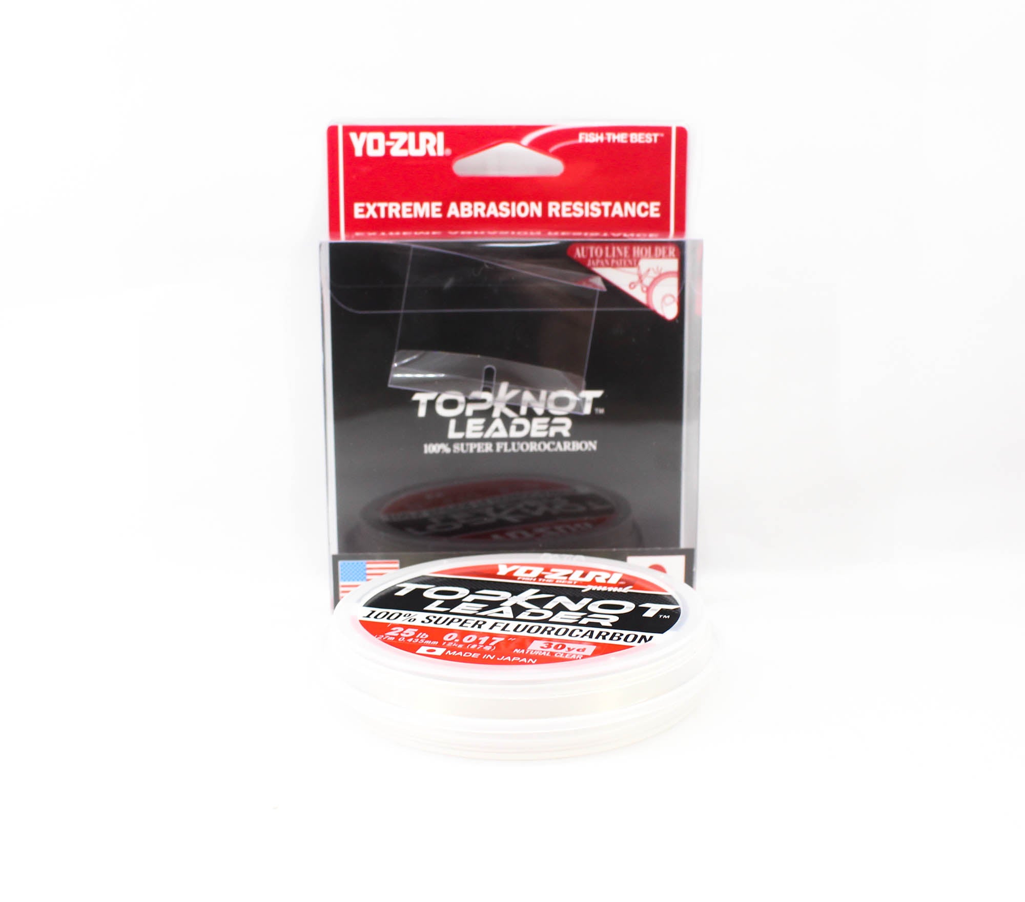 Yo Zuri Duel Topknot Leader Fluorocarbon 25lb 30yds 0.435mm R1230-NC (0678)