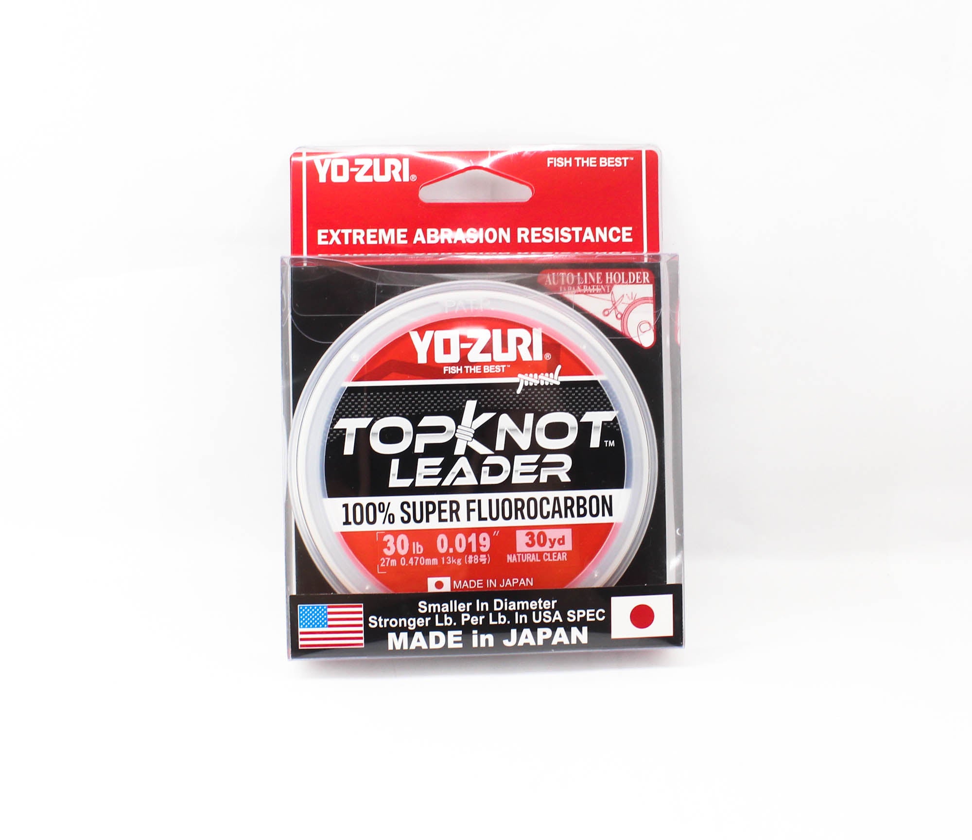 Yo Zuri Duel Topknot Leader Fluorocarbon 30lb 30yds 0.47mm R1231-NC (0692)