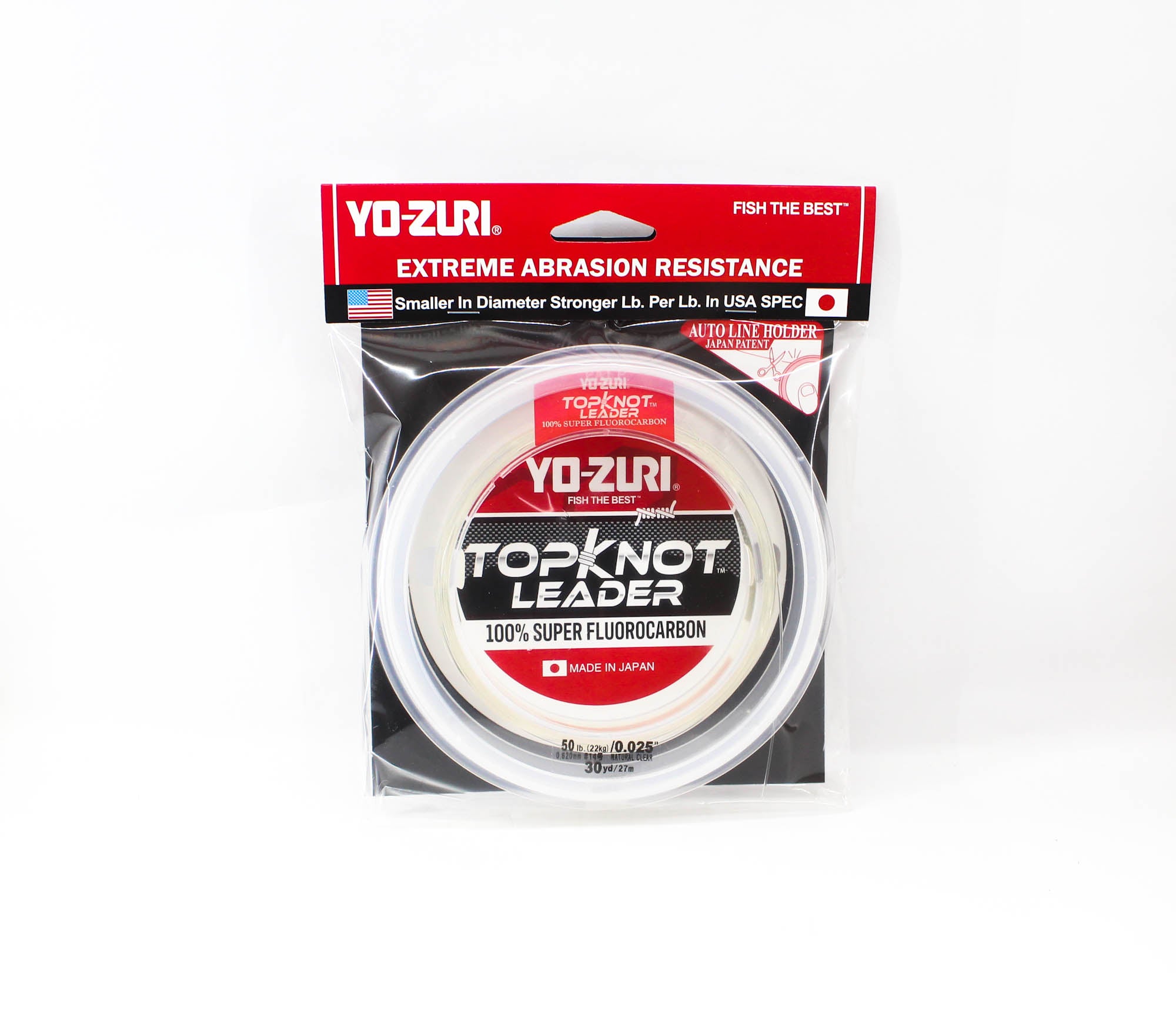 Yo Zuri Duel Topknot Leader Fluorocarbon 50lb 30yds 0.62mm R1233-NC (0739)