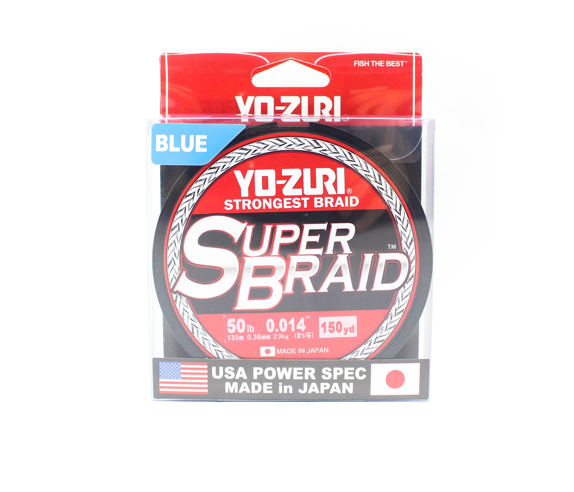 Yo Zuri Duel P.E Line Super Braid 150YDS 50Lbs (0.36mm) Blue R1261-B (1217)
