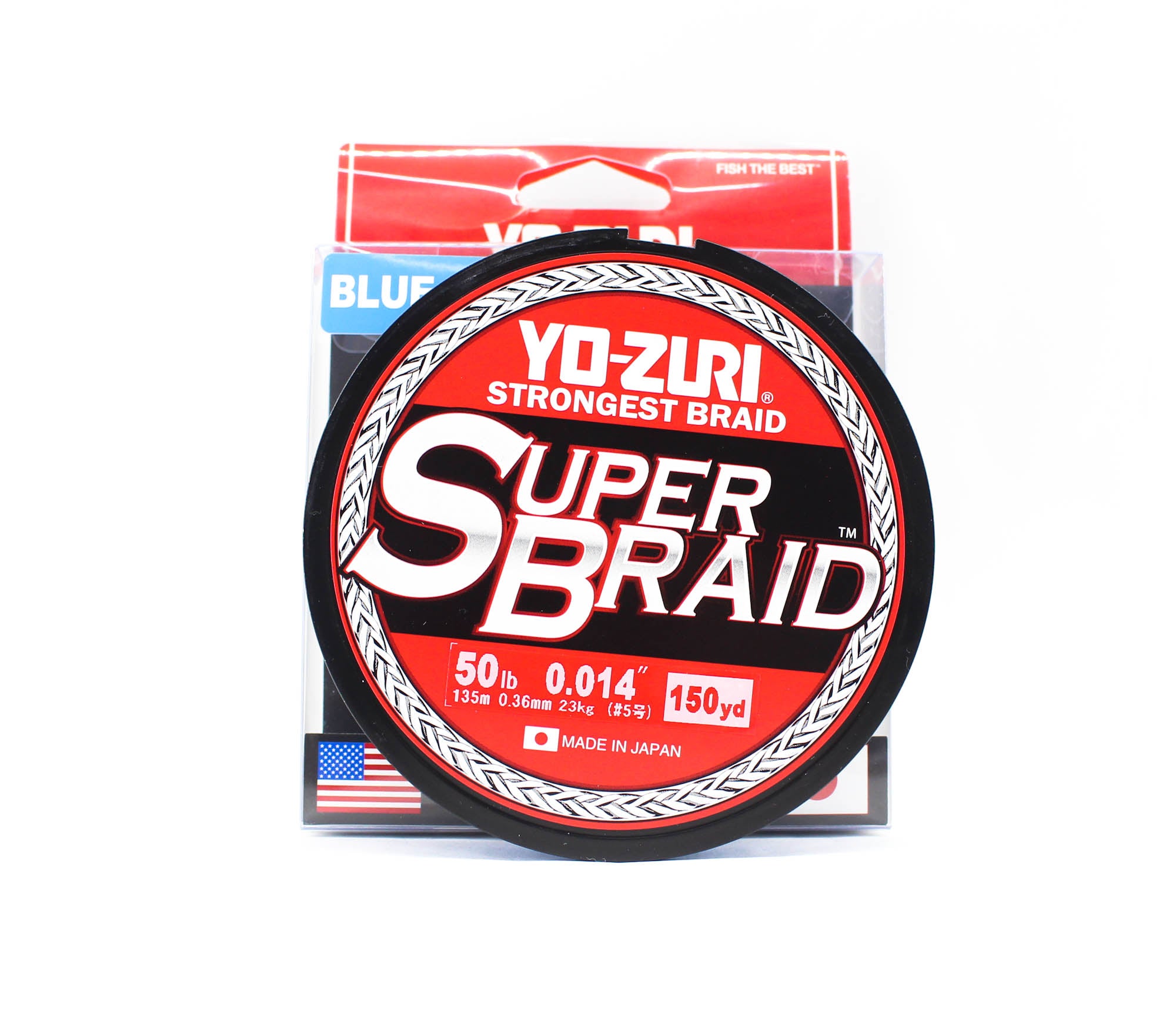 Yo Zuri Duel P.E Line Super Braid 150YDS 50Lbs (0.36mm) Blue R1261-B (1217)