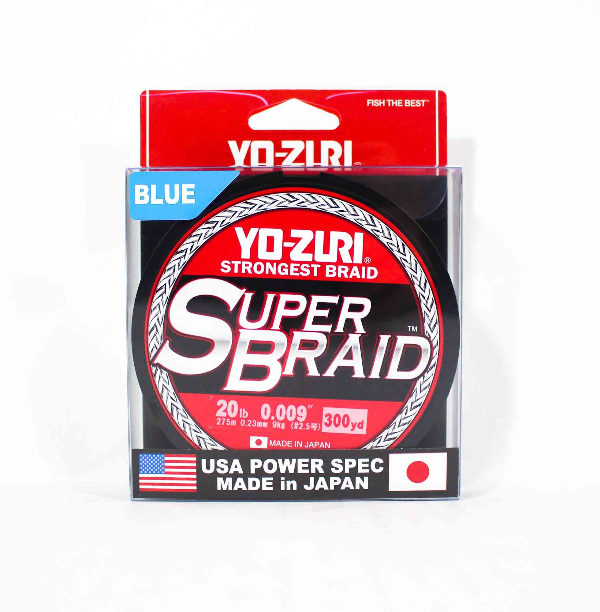 Yo Zuri Duel P.E Line Super Braid 300YDS 20Lbs (0.23mm) Blue R1266-B (1316)