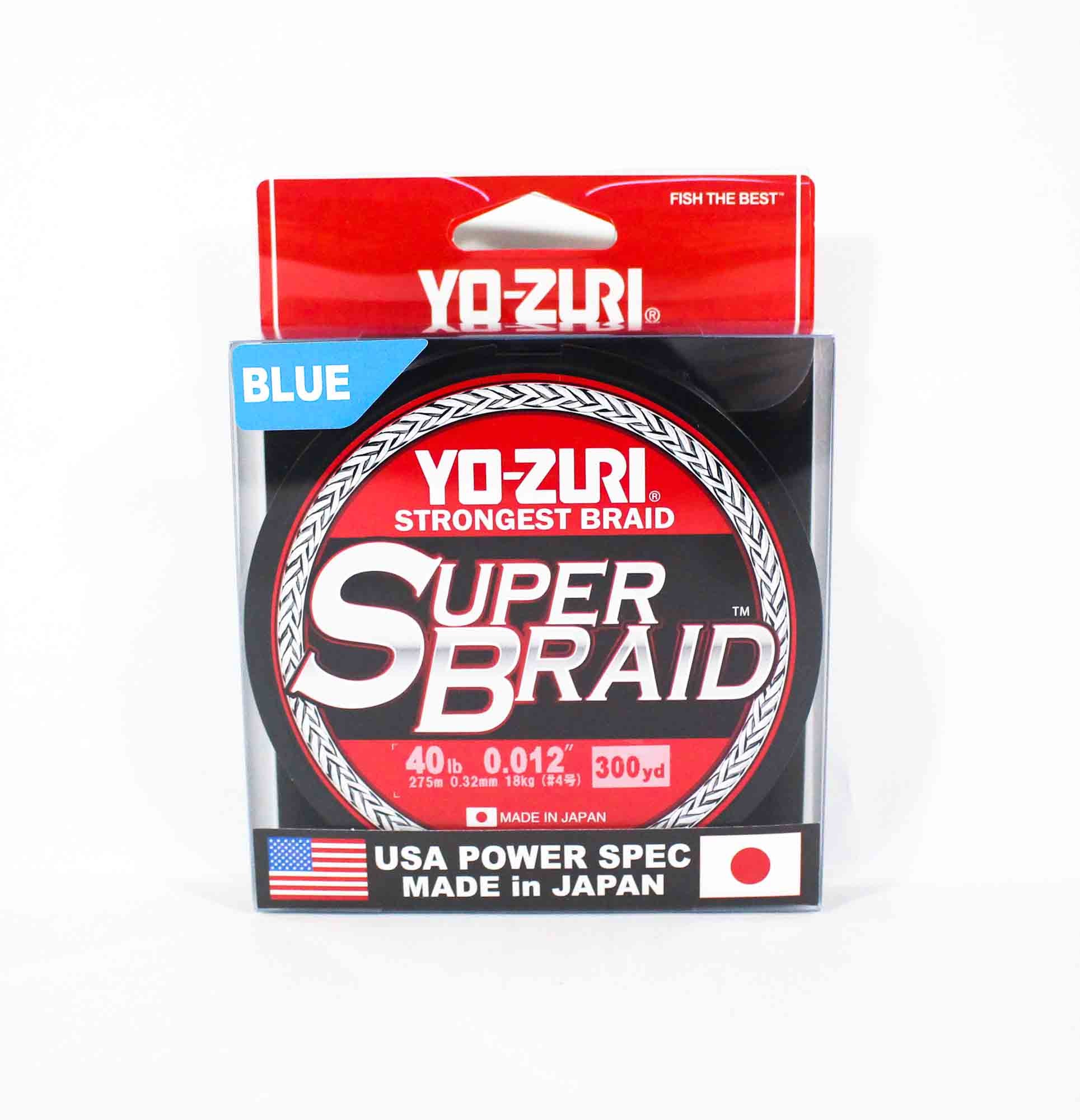 Yo Zuri Duel P.E Line Super Braid 300YDS 40Lbs (0.32mm) Blue R1268-B (1354)
