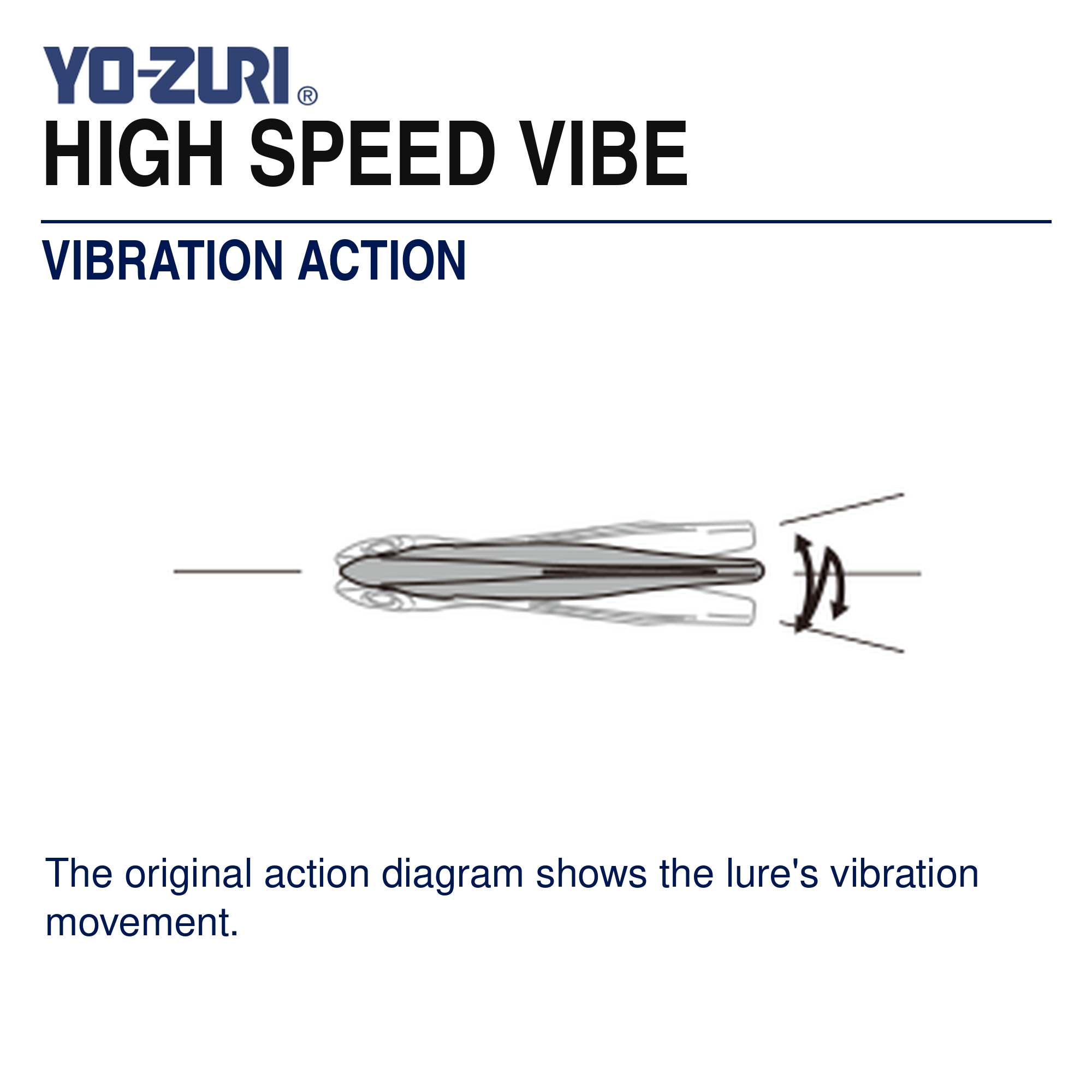 Yo Zuri High Speed Vibe 130 mm 80 grams Sinking Lure R1303-CHB (4881)